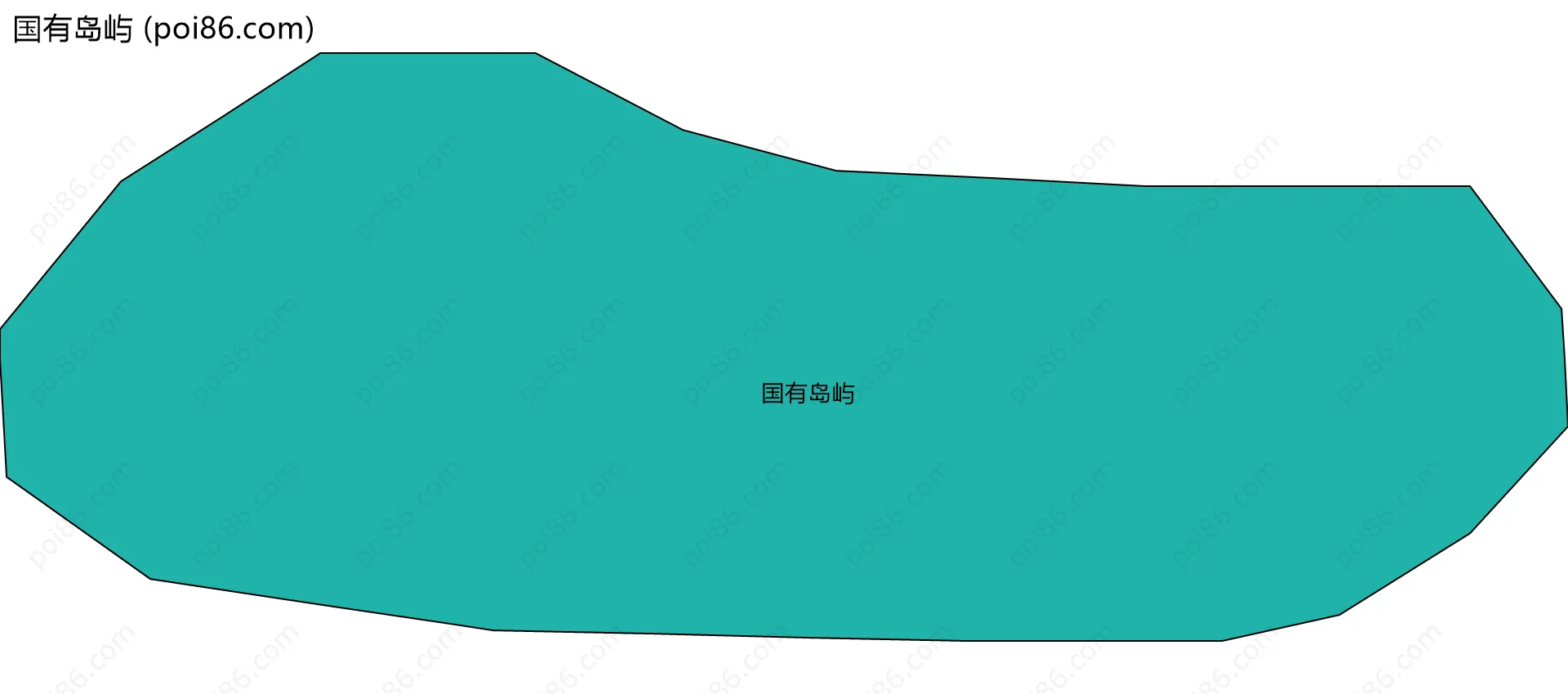 国有岛屿边界地图