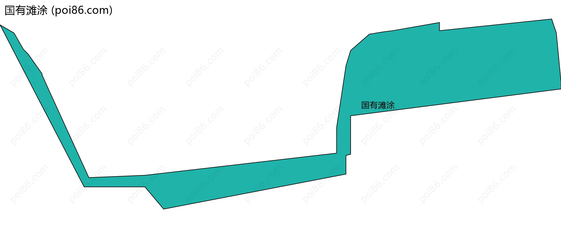 国有滩涂边界地图