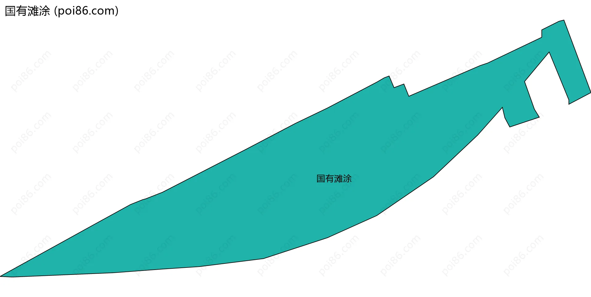 国有滩涂边界地图