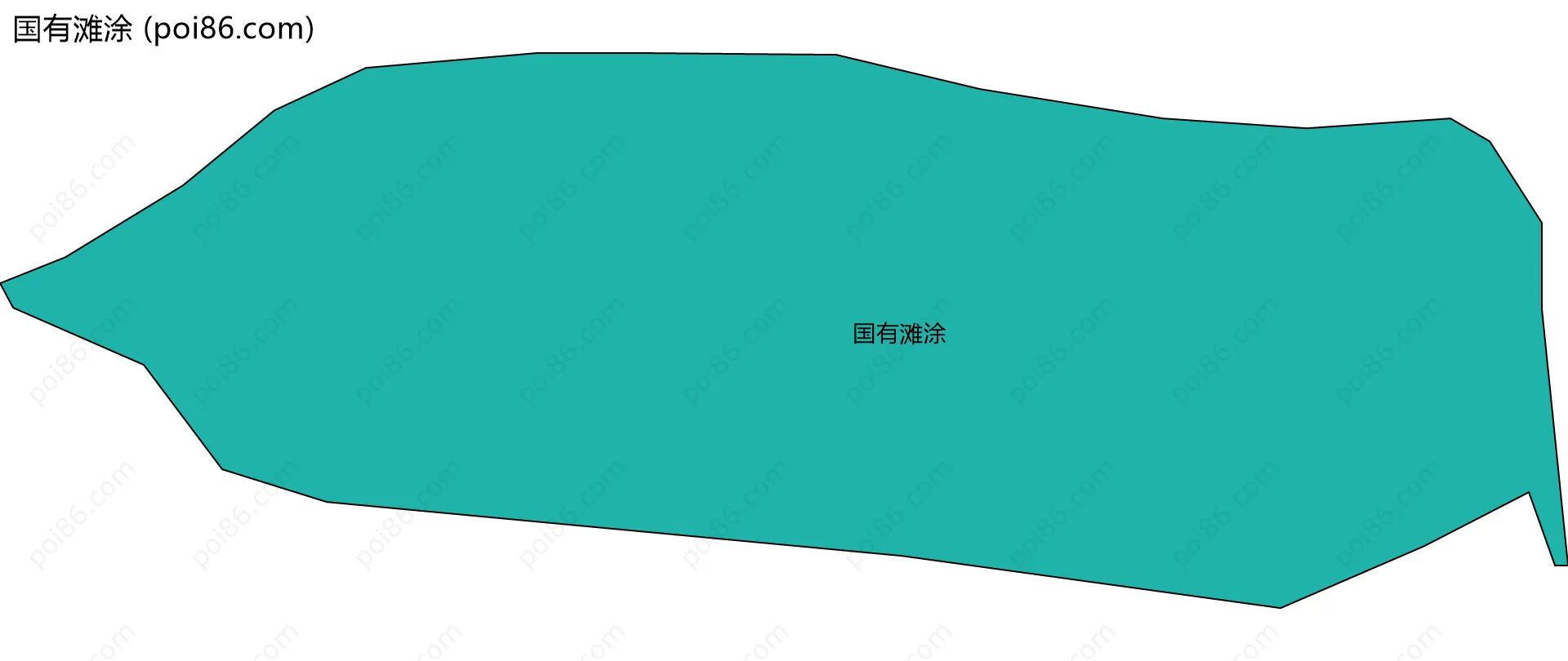 国有滩涂边界地图