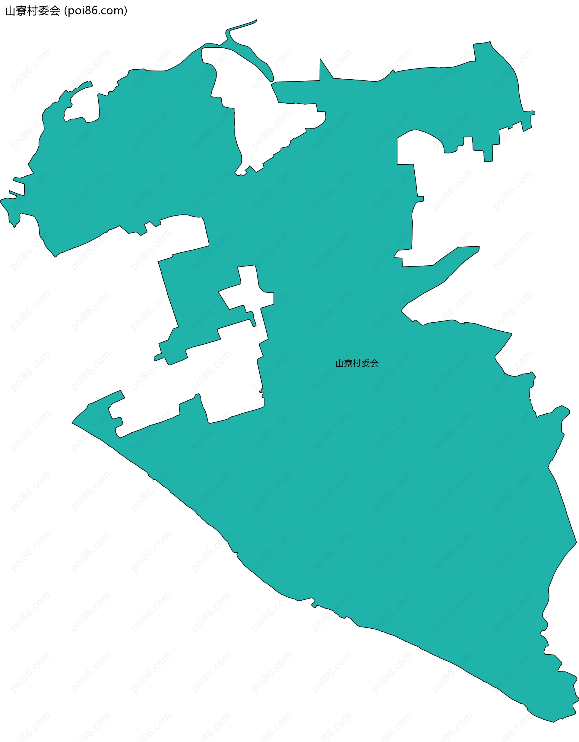 山寮村委会边界地图