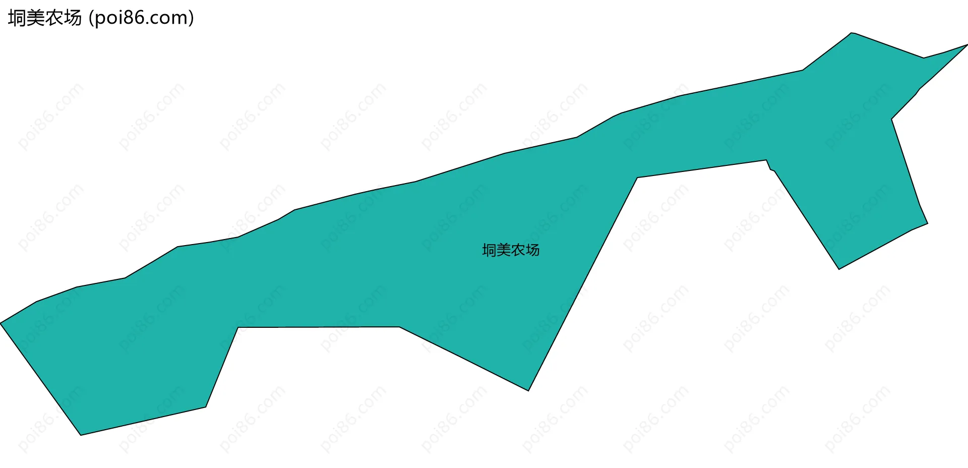 垌美农场边界地图