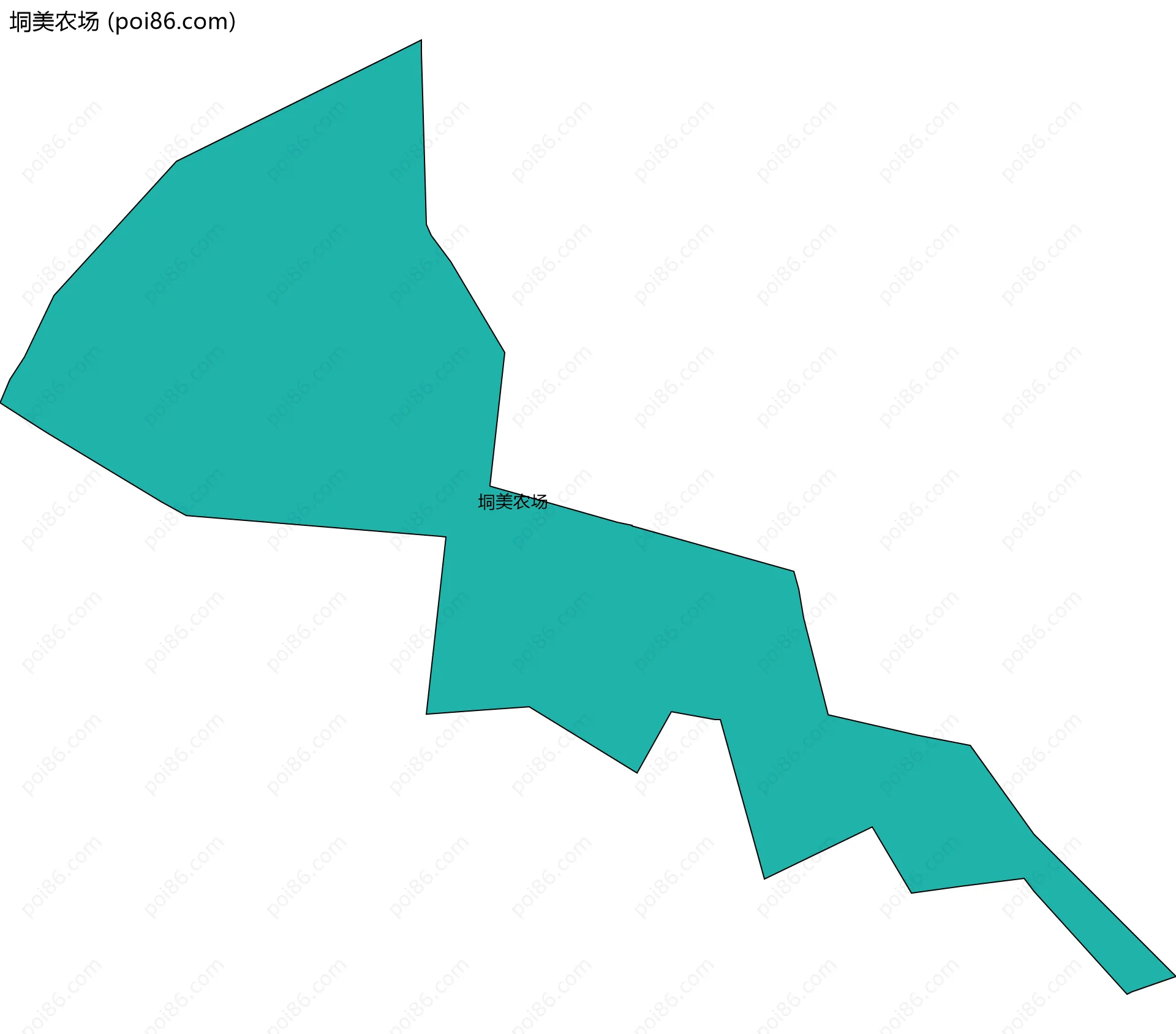 垌美农场边界地图