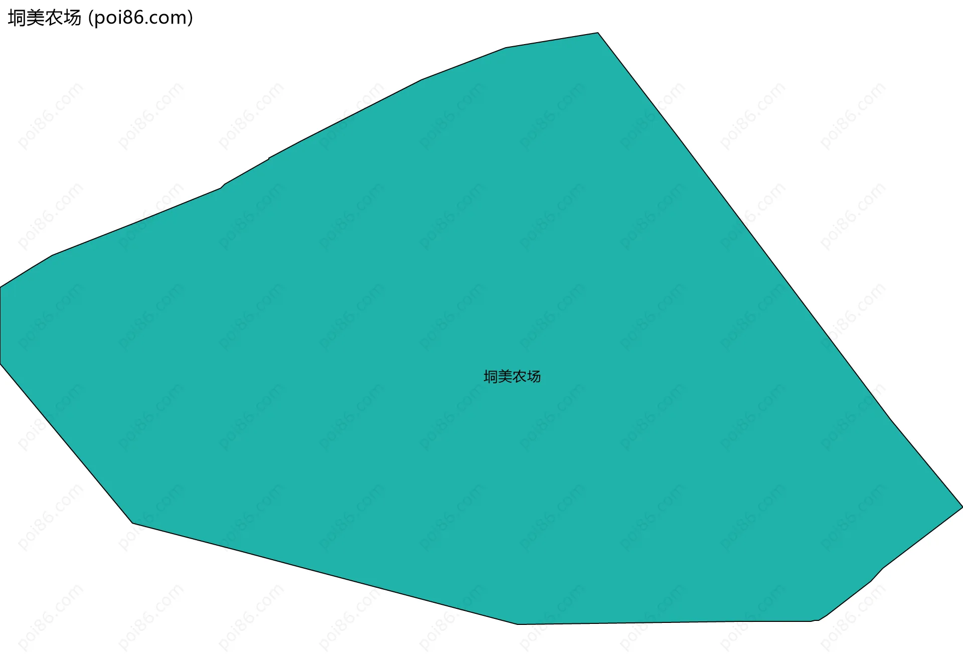 垌美农场边界地图