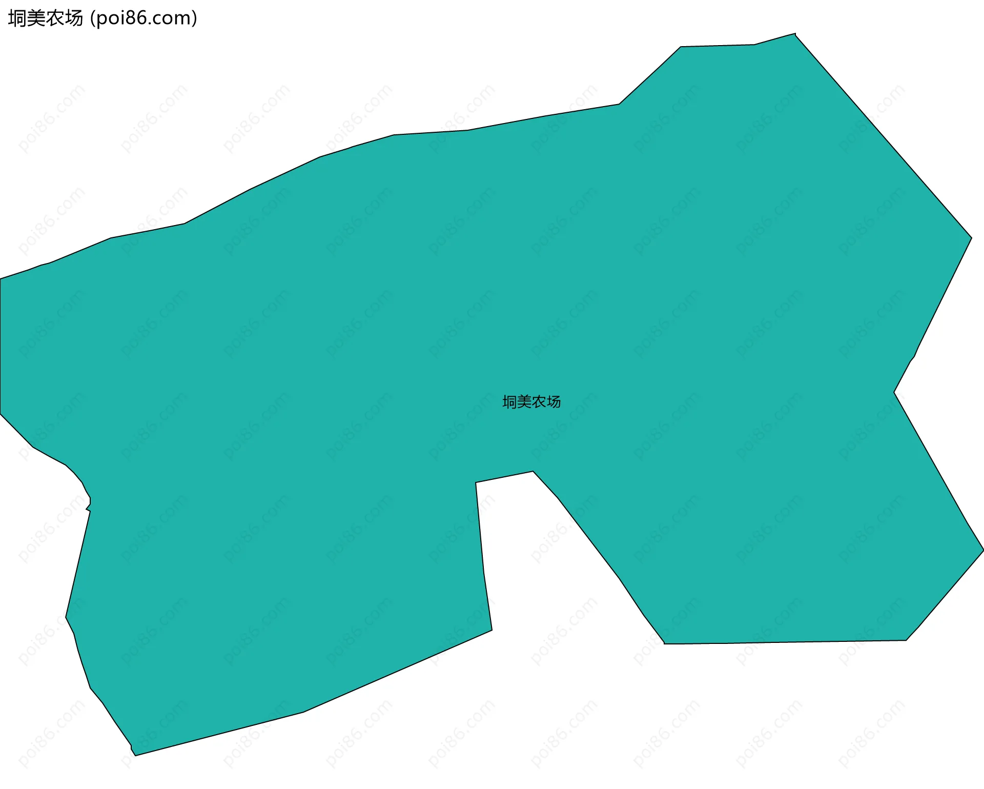 垌美农场边界地图