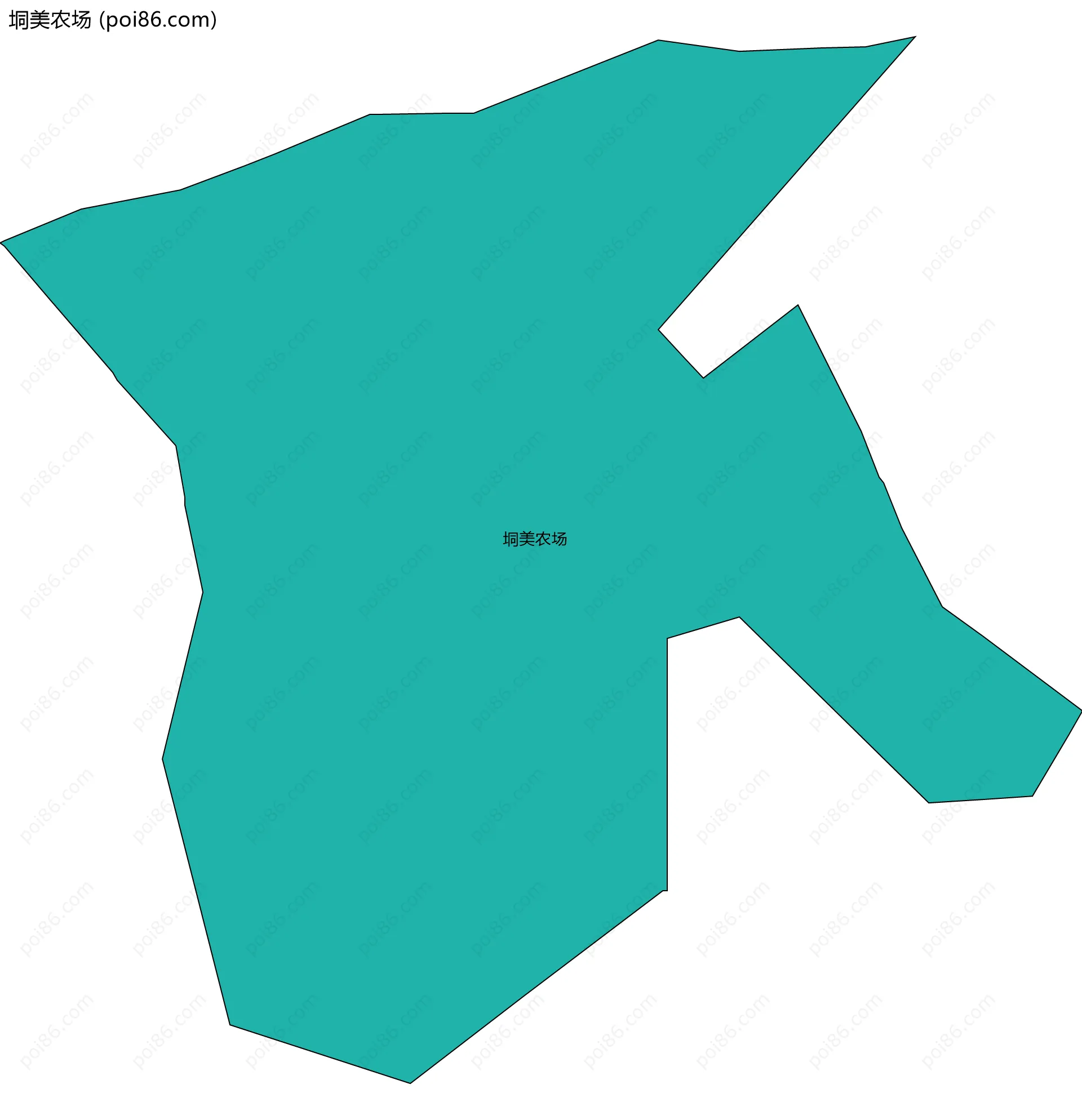 垌美农场边界地图