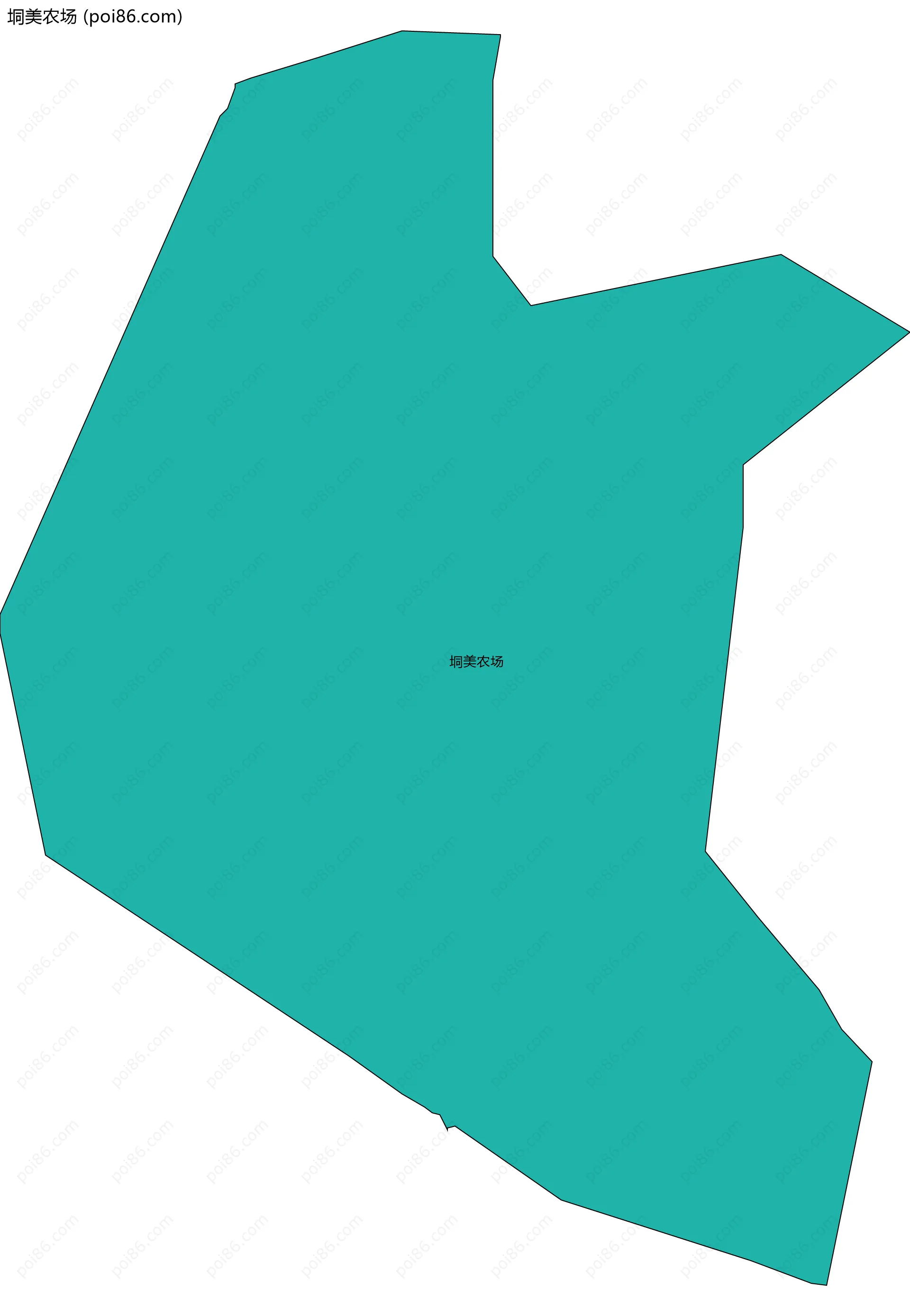 垌美农场边界地图