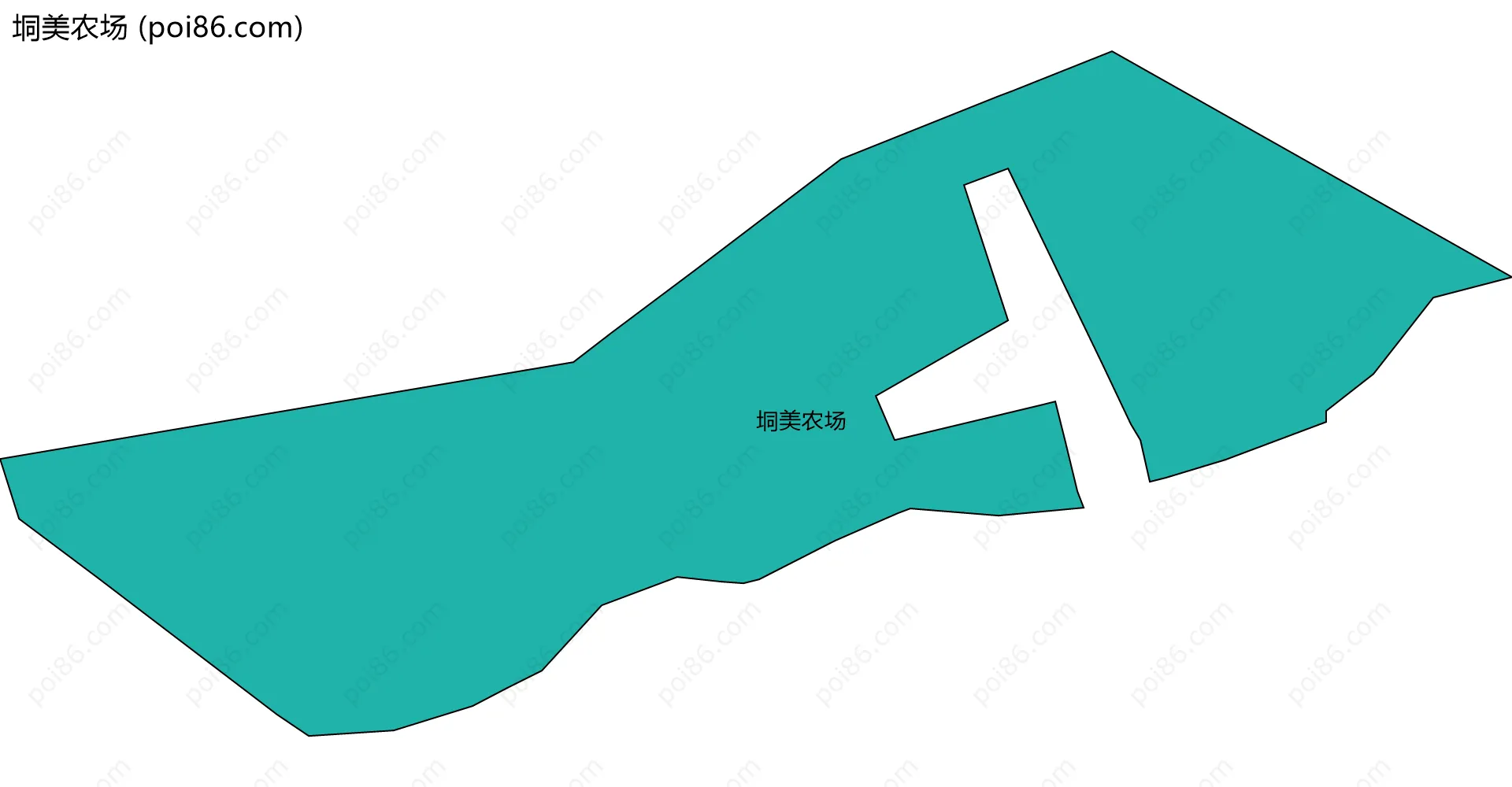 垌美农场边界地图