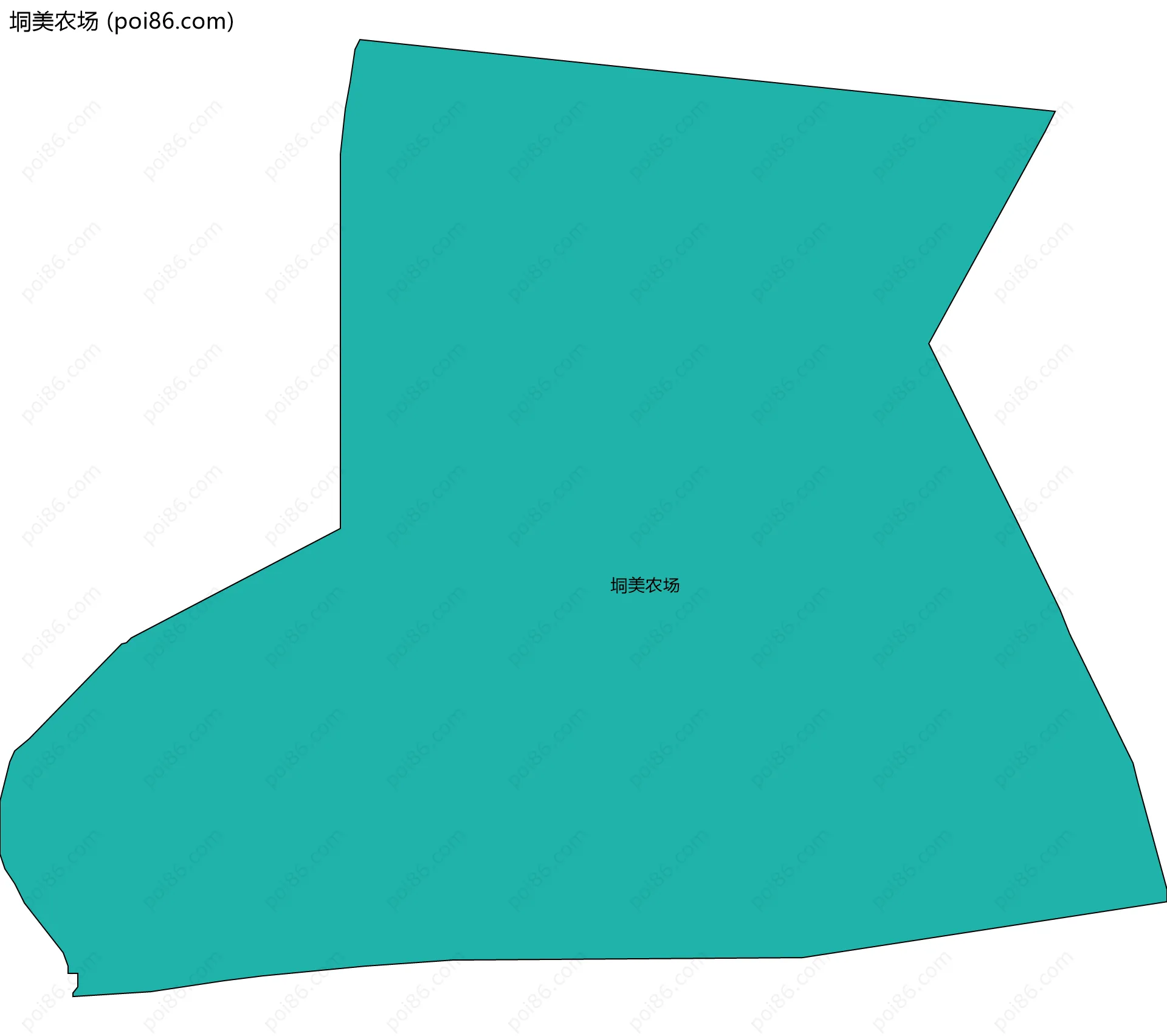 垌美农场边界地图