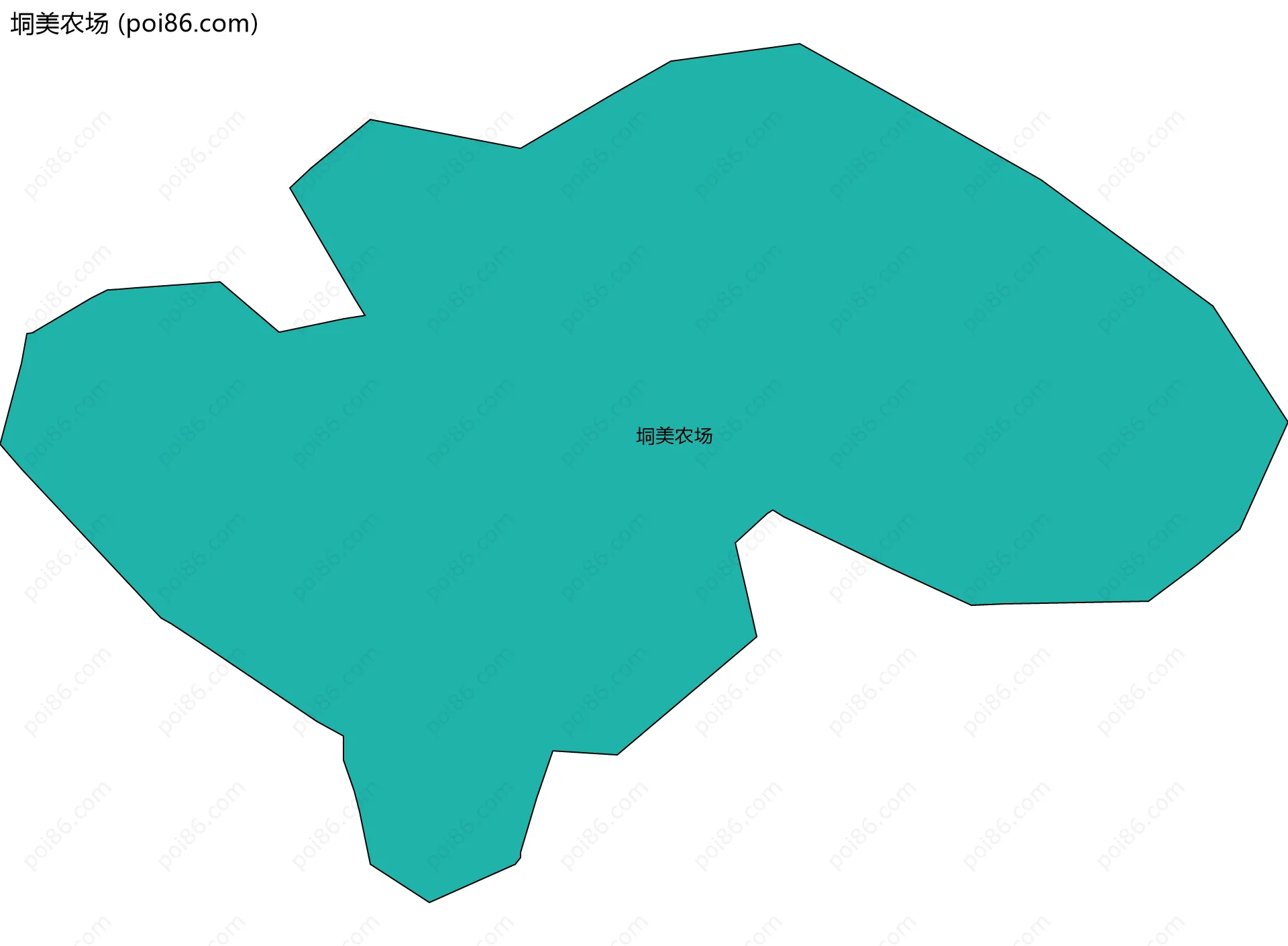 垌美农场边界地图