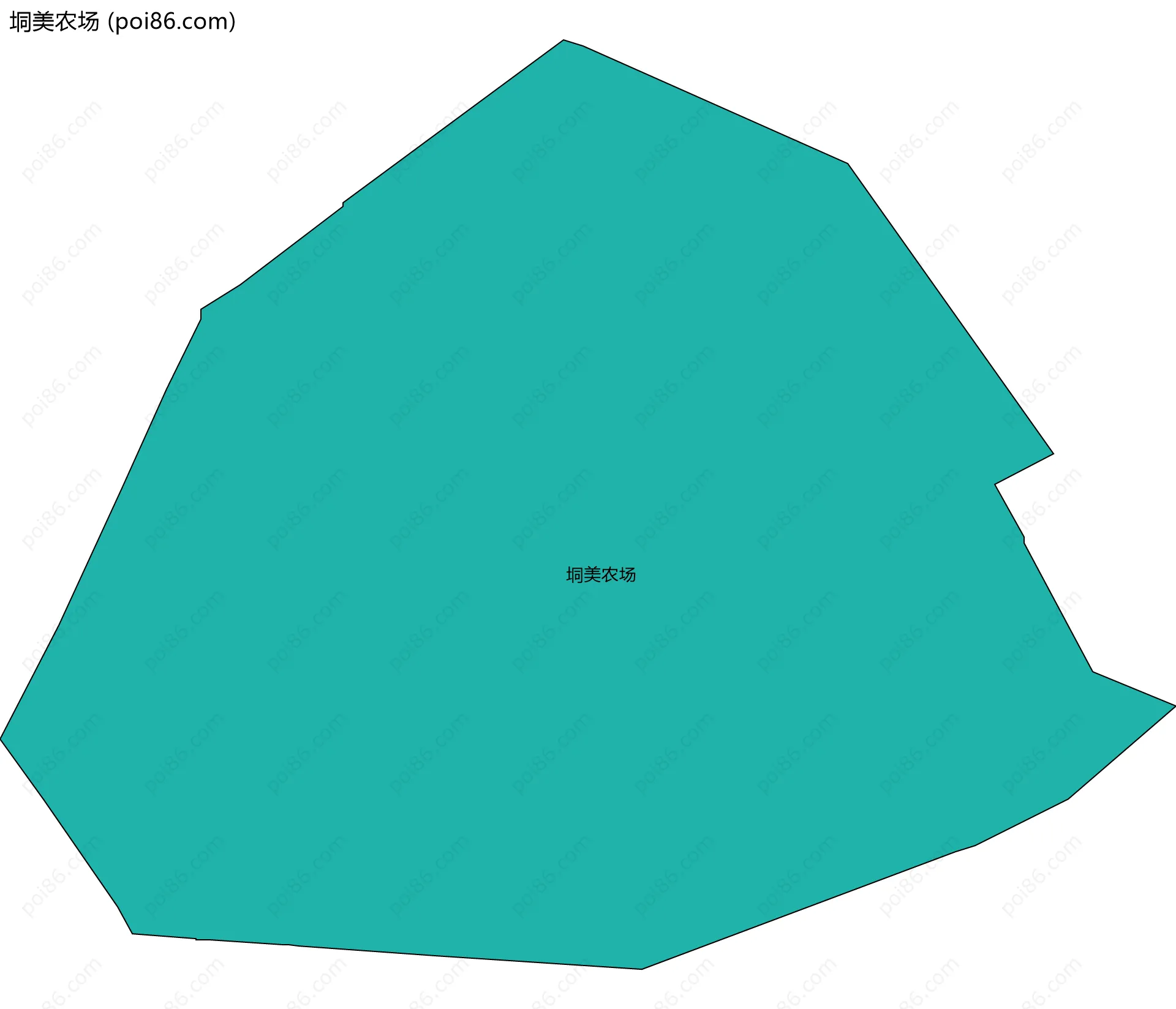 垌美农场边界地图