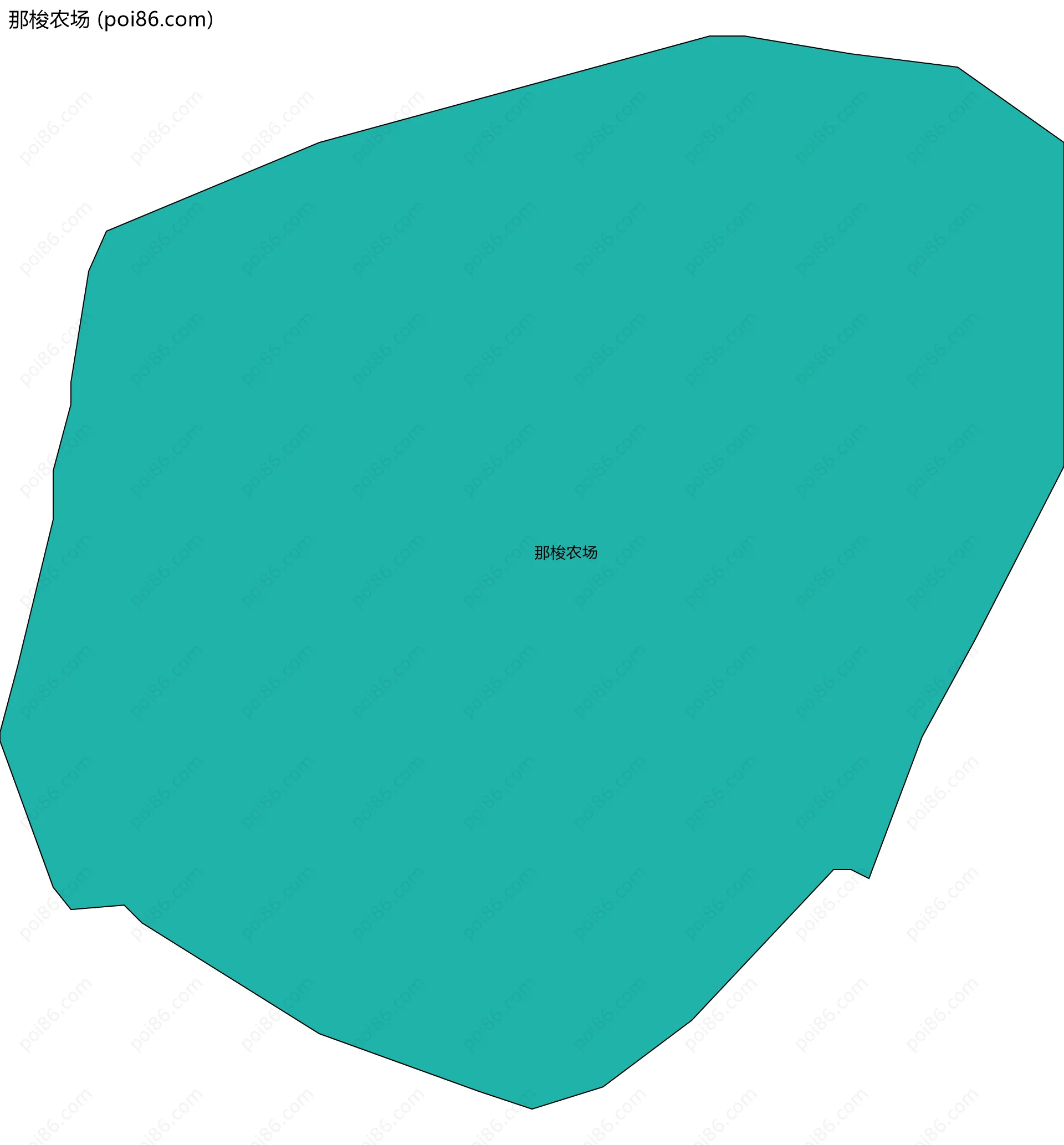 那梭农场边界地图