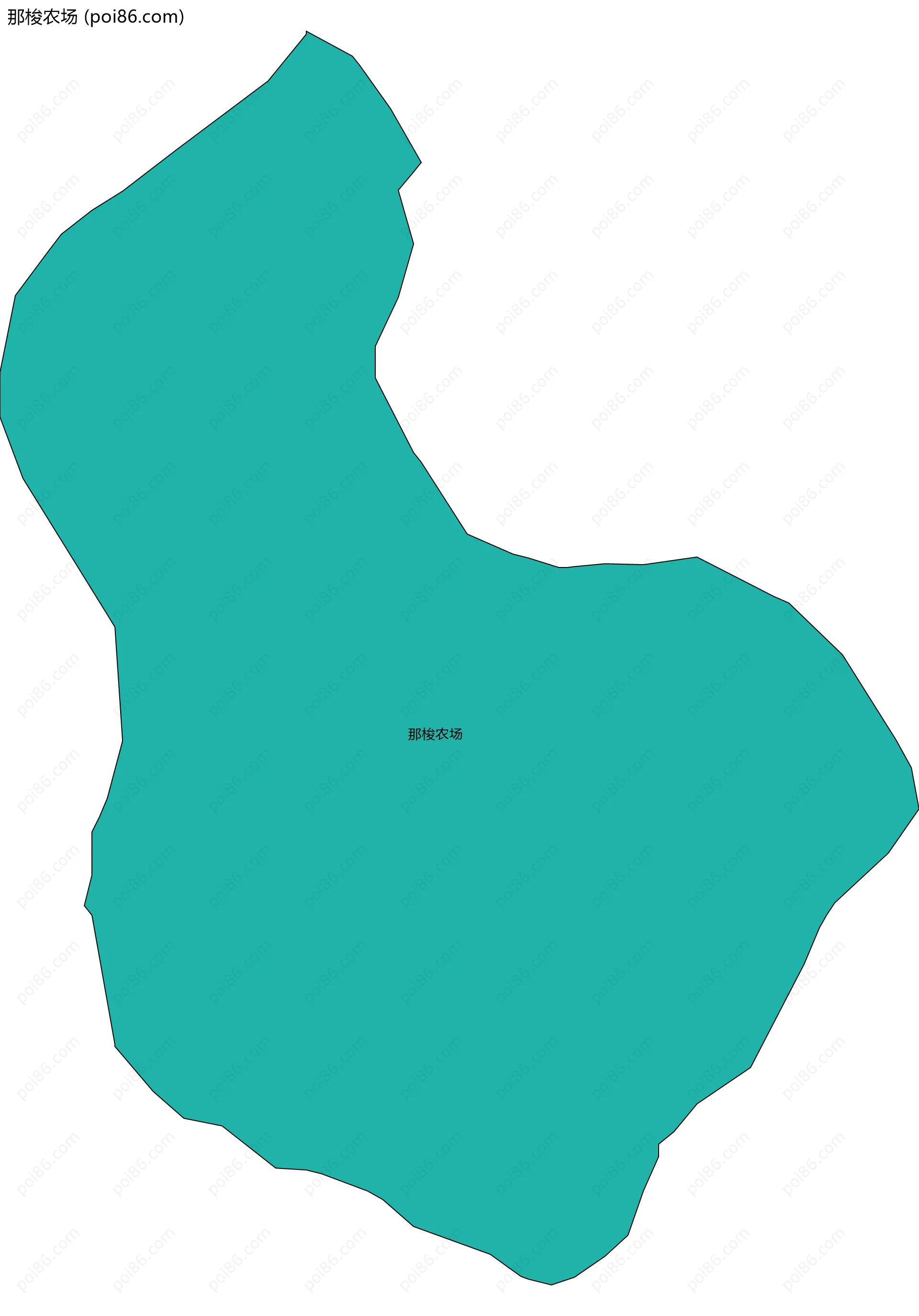 那梭农场边界地图