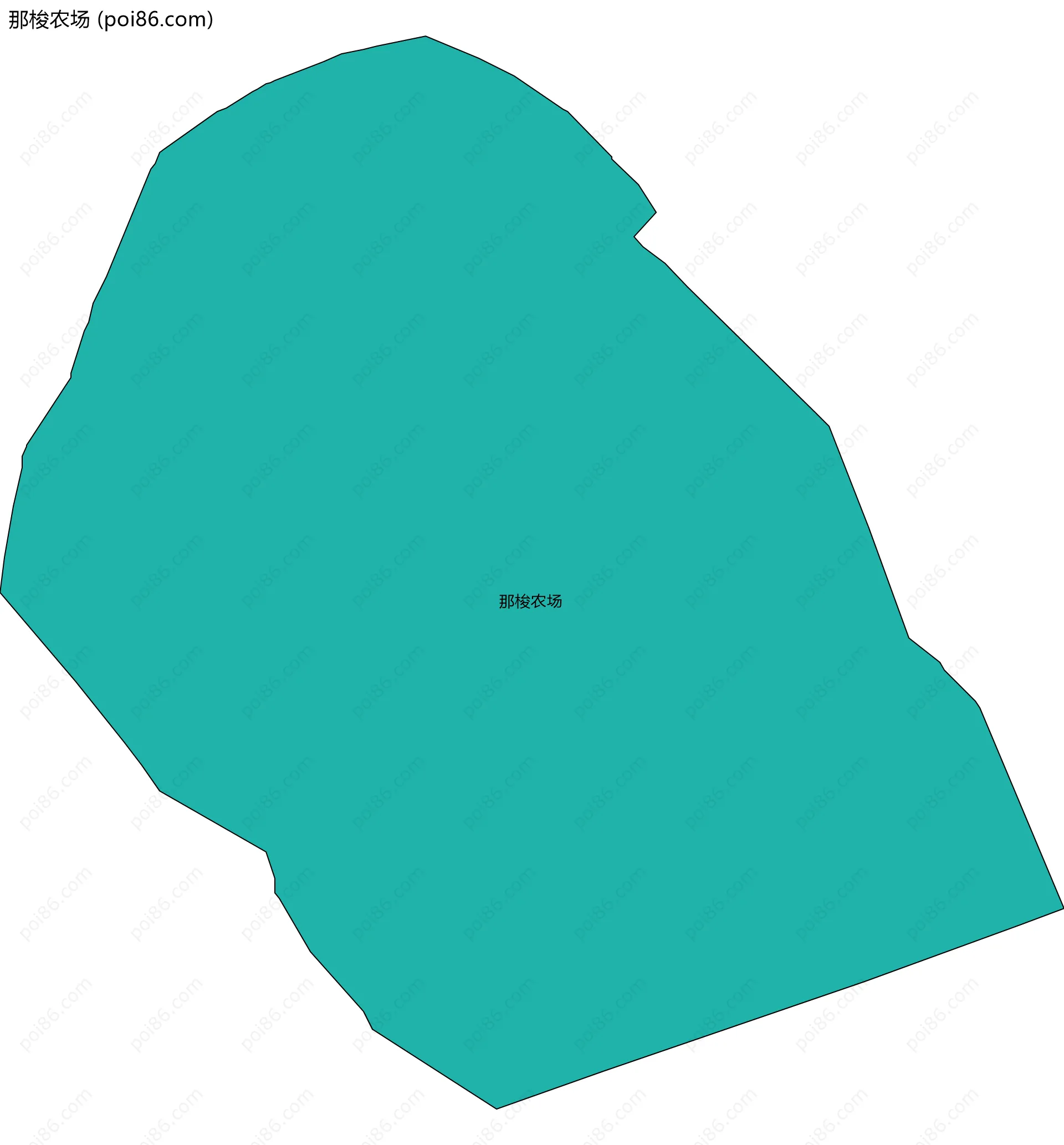 那梭农场边界地图