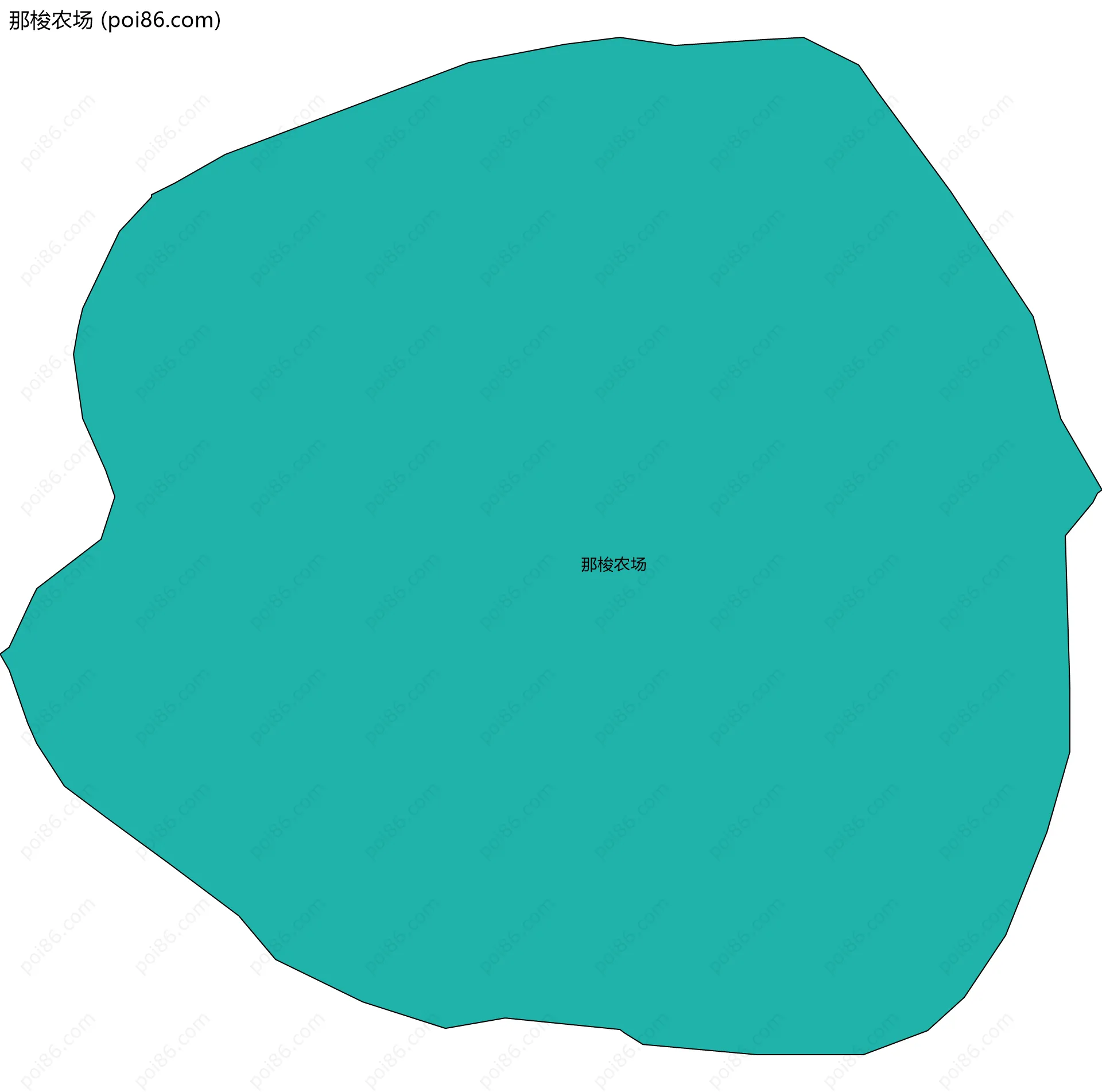 那梭农场边界地图