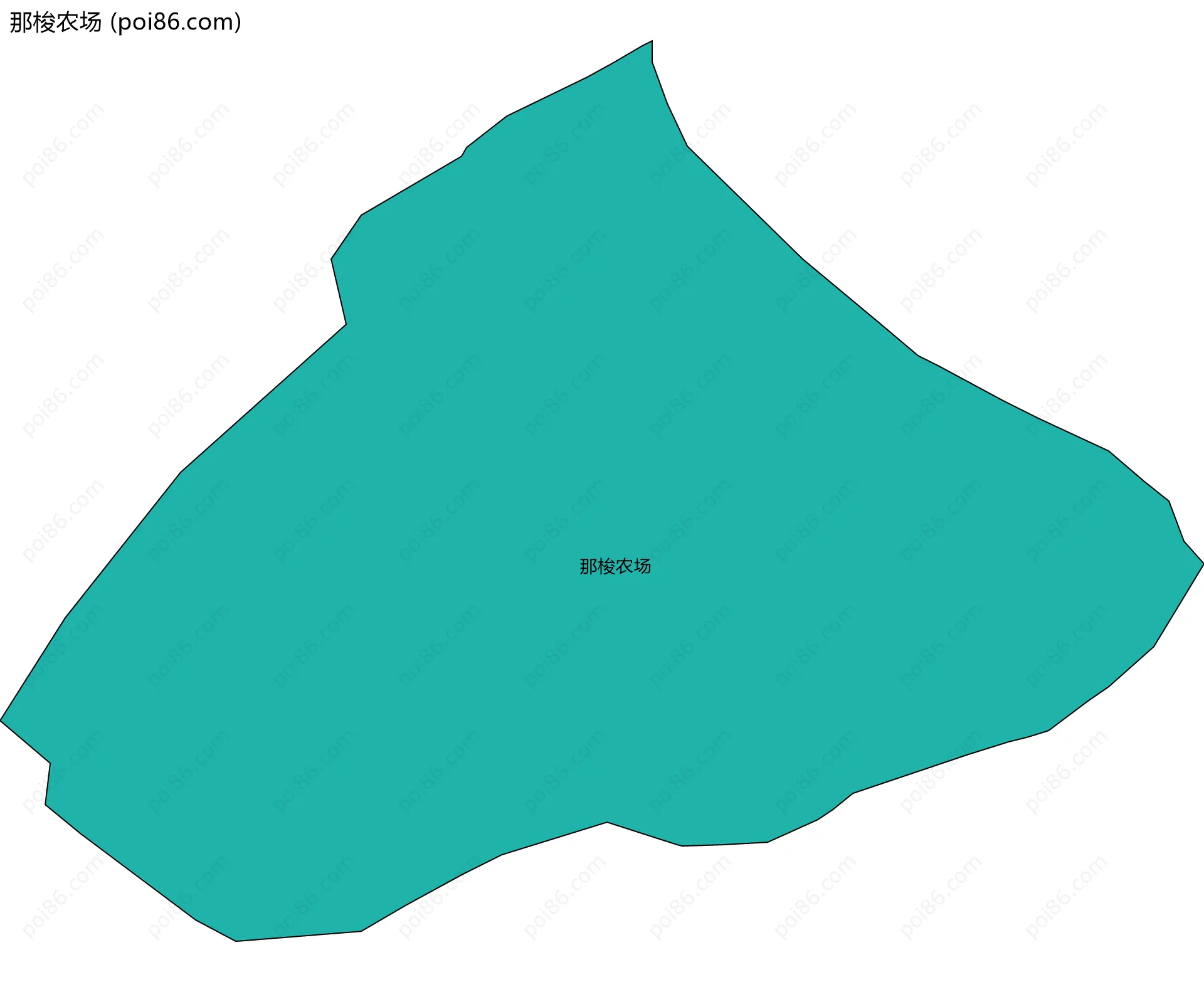 那梭农场边界地图