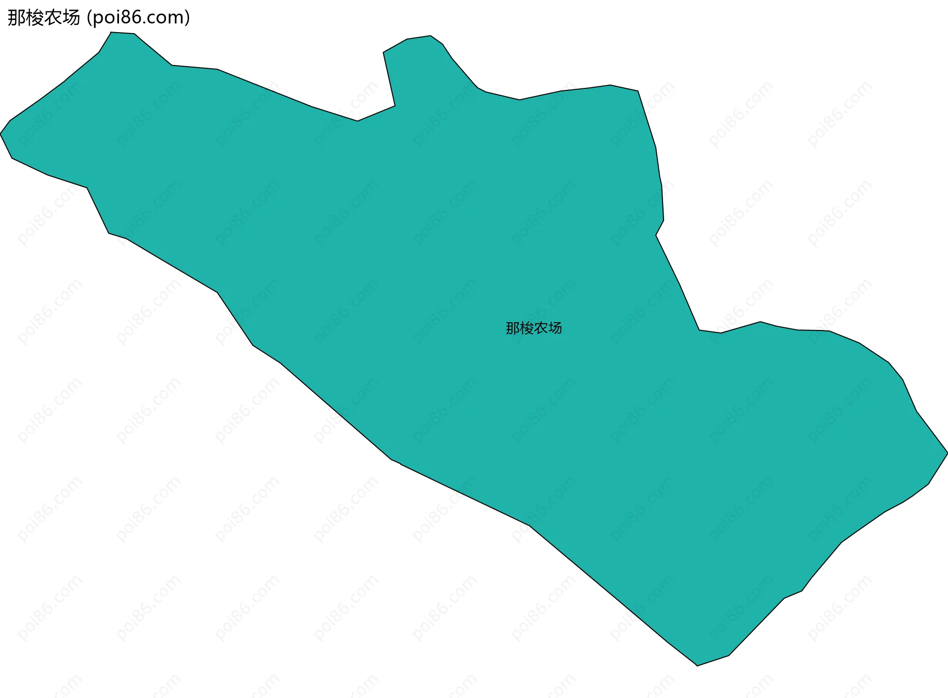 那梭农场边界地图