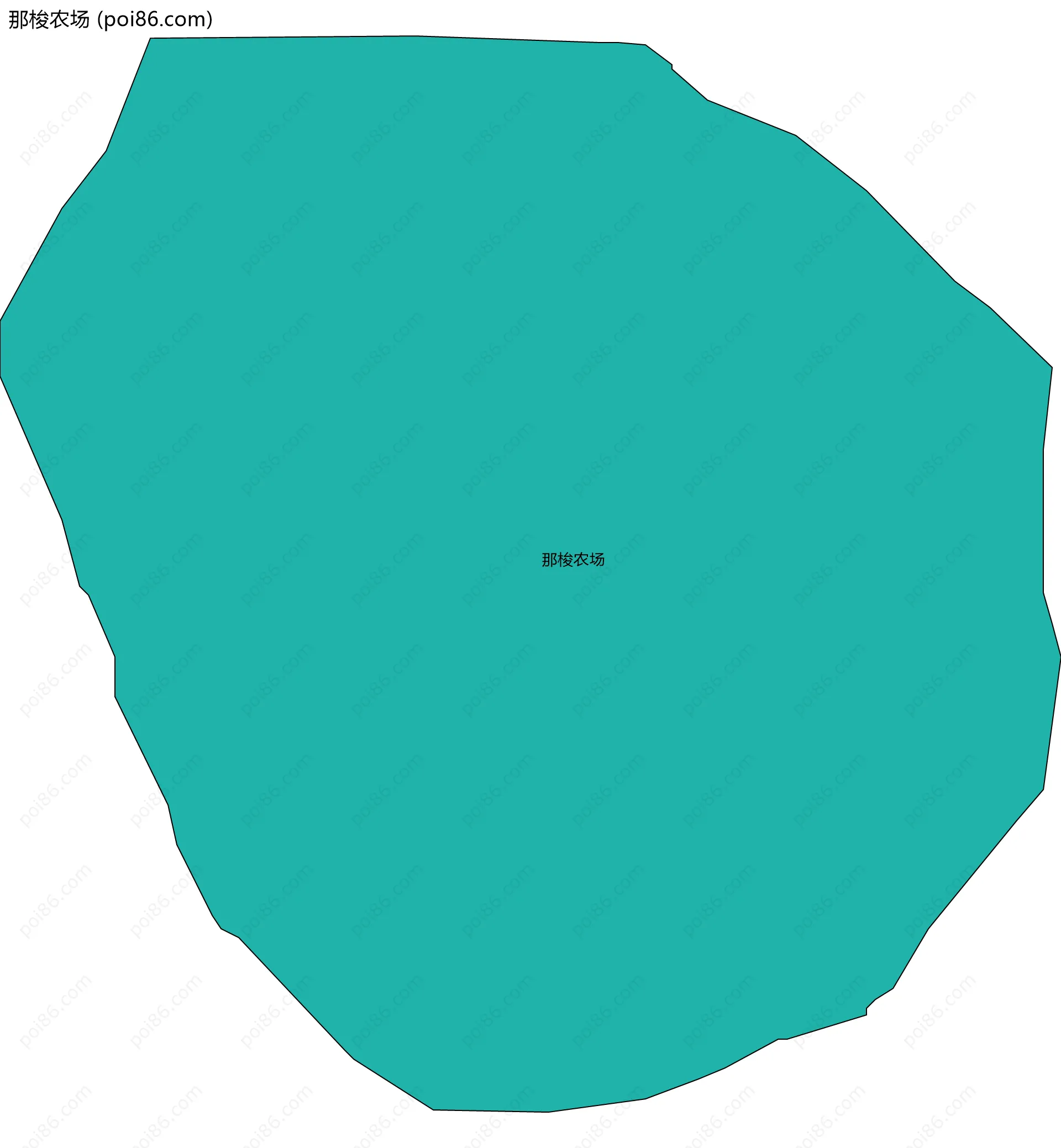 那梭农场边界地图