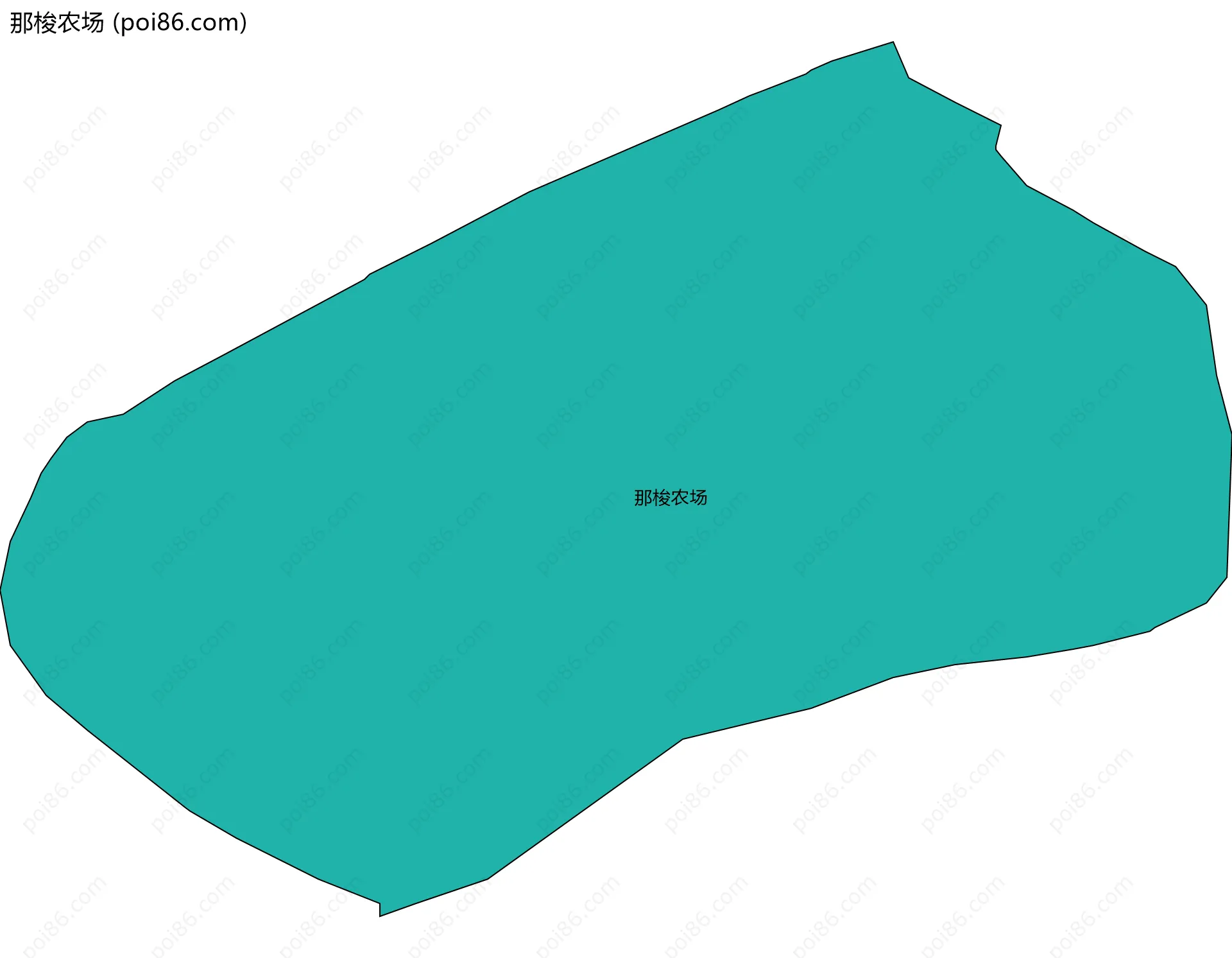 那梭农场边界地图