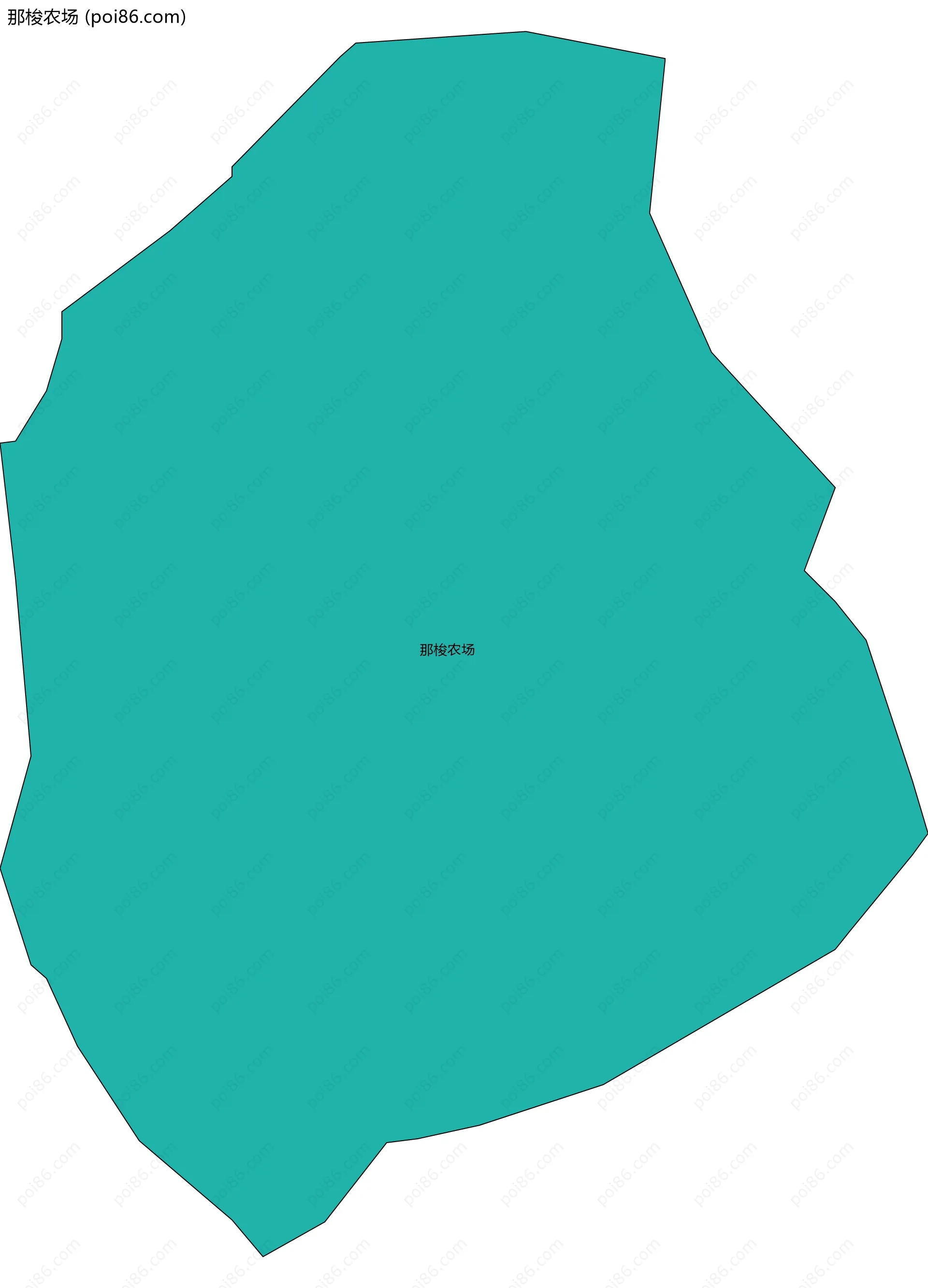 那梭农场边界地图