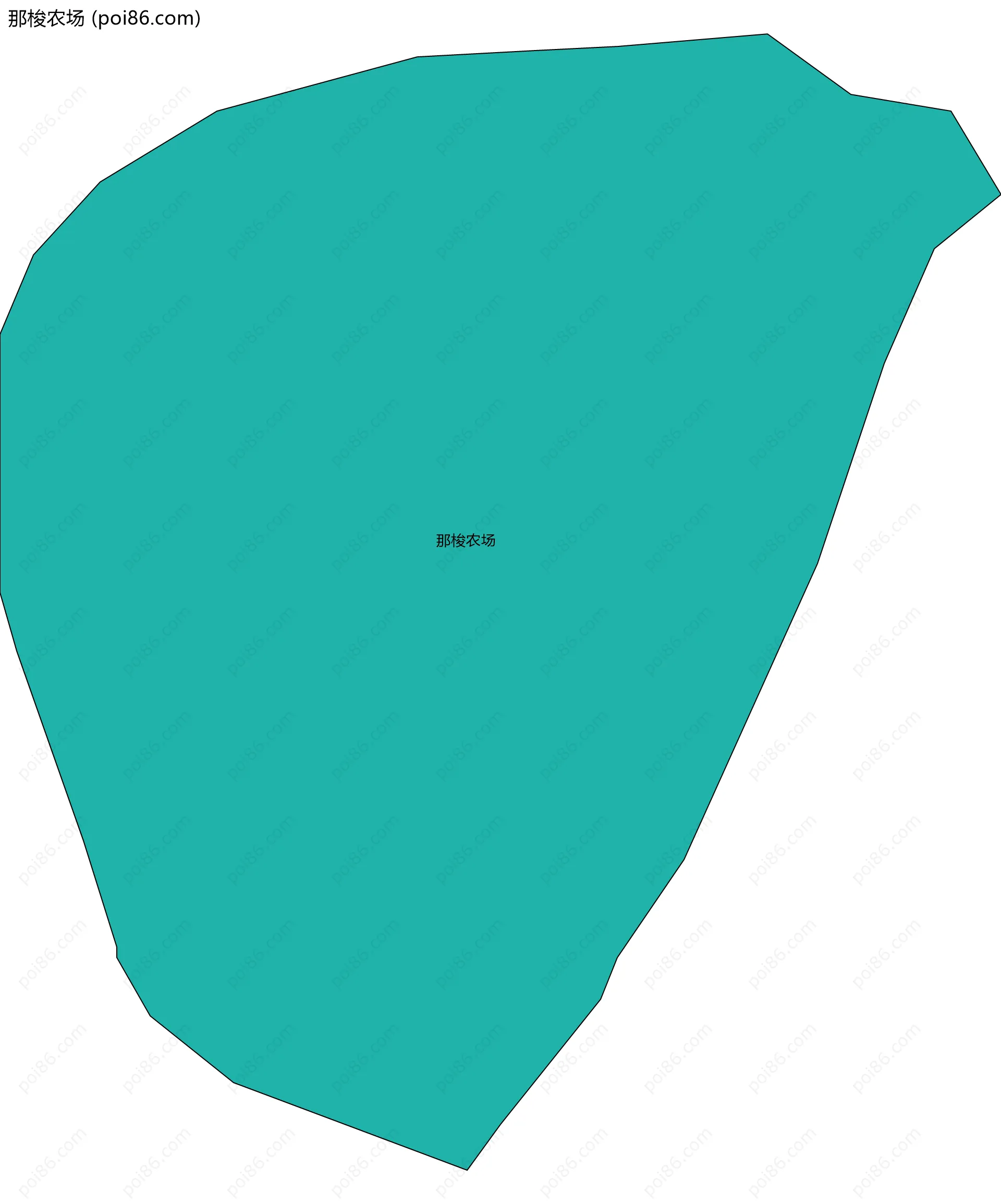 那梭农场边界地图