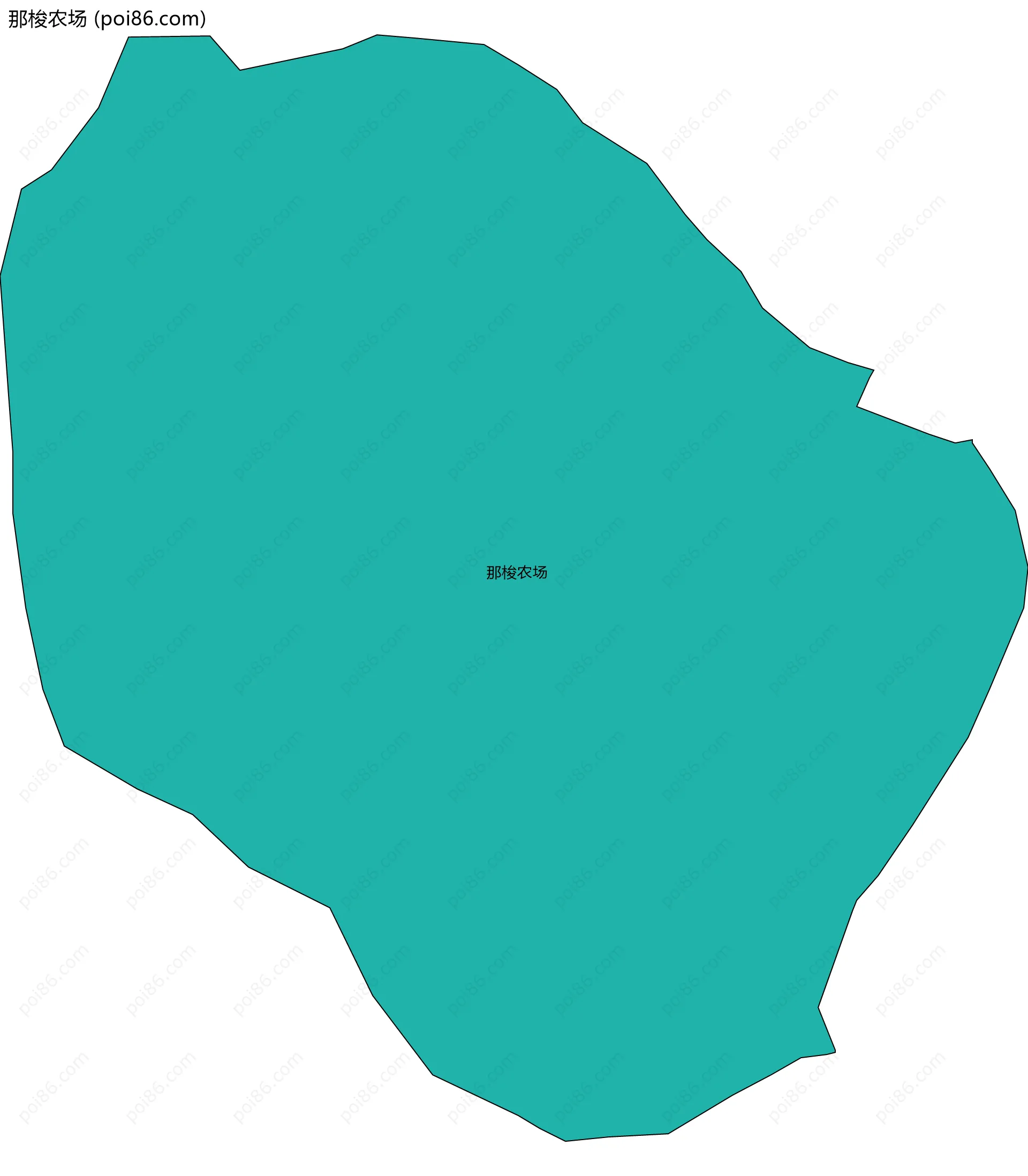 那梭农场边界地图