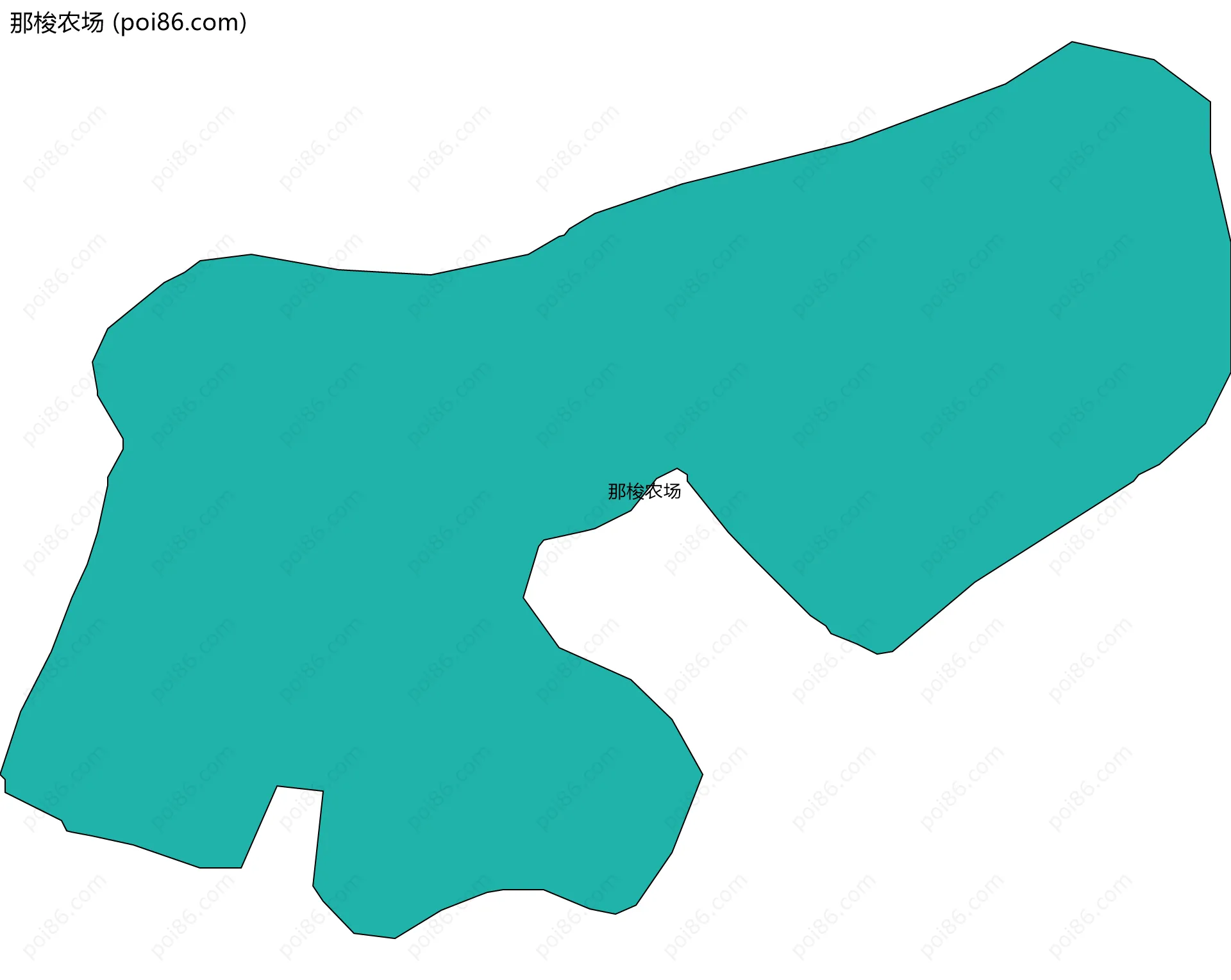那梭农场边界地图