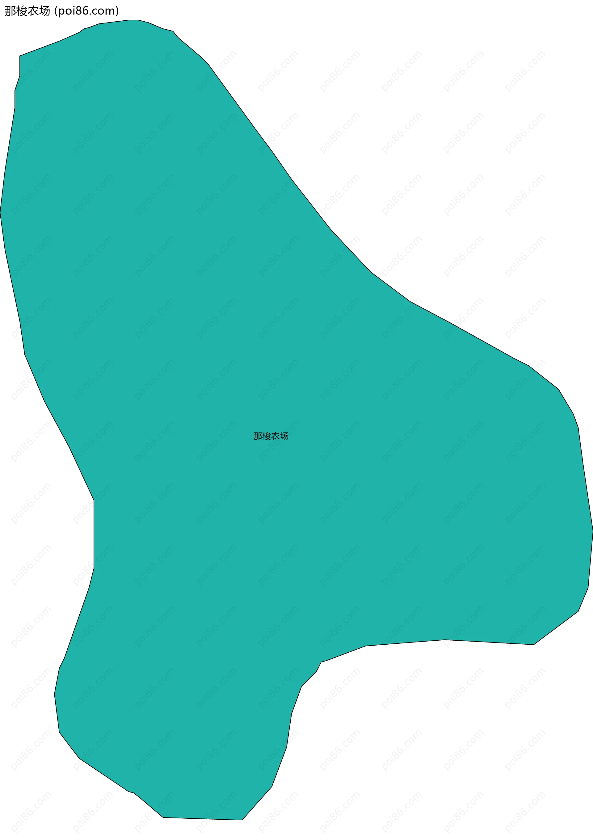 那梭农场边界地图