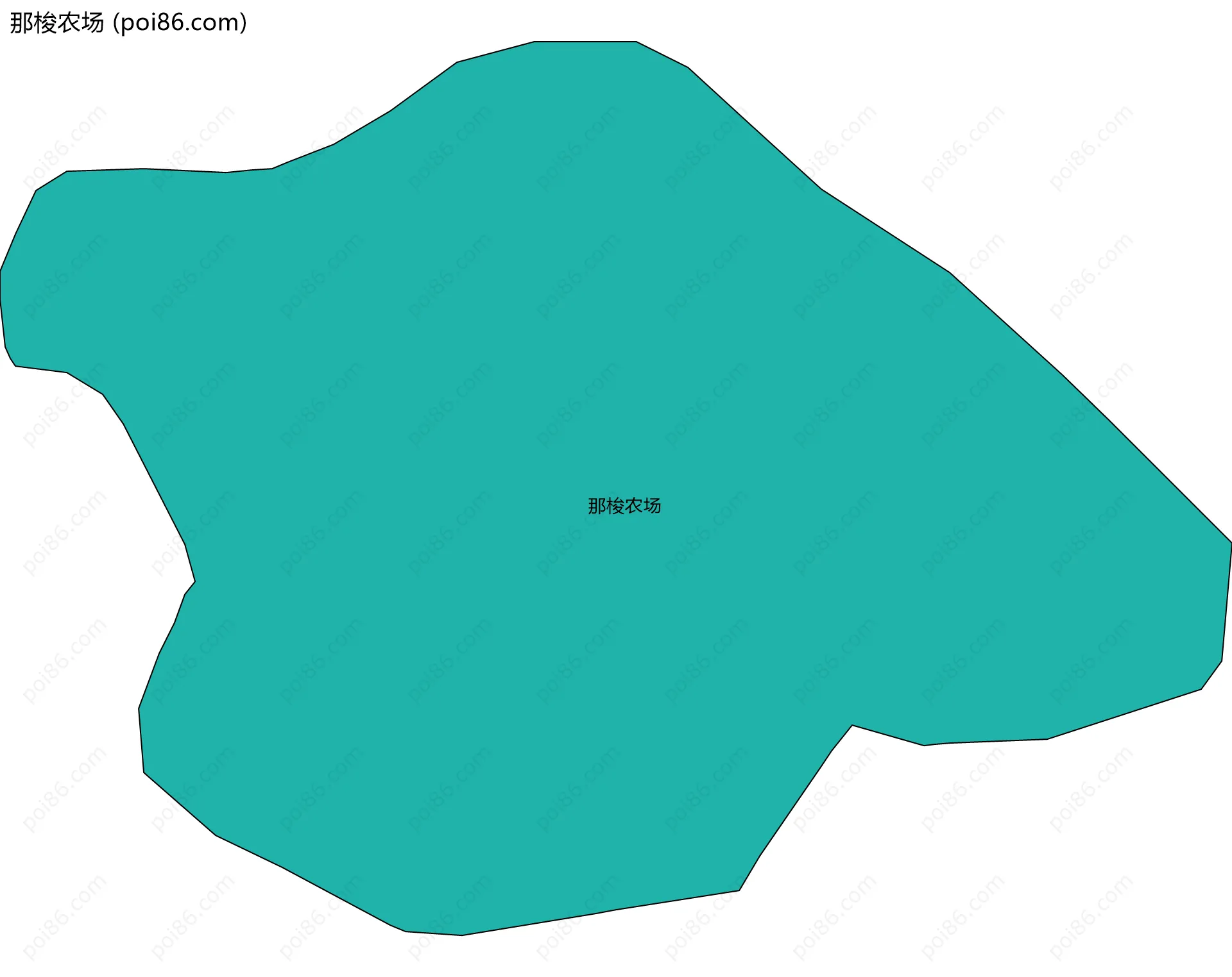 那梭农场边界地图