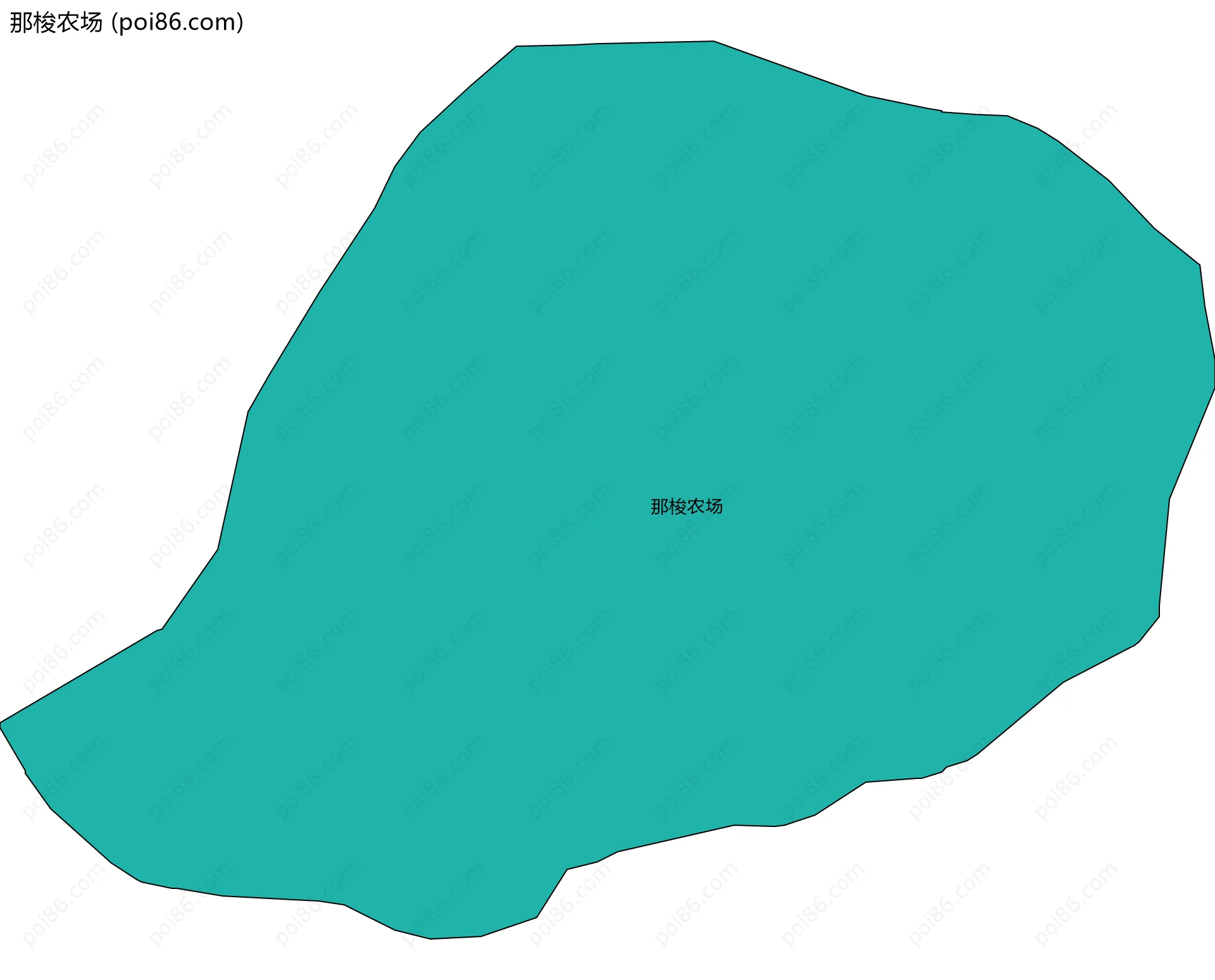 那梭农场边界地图
