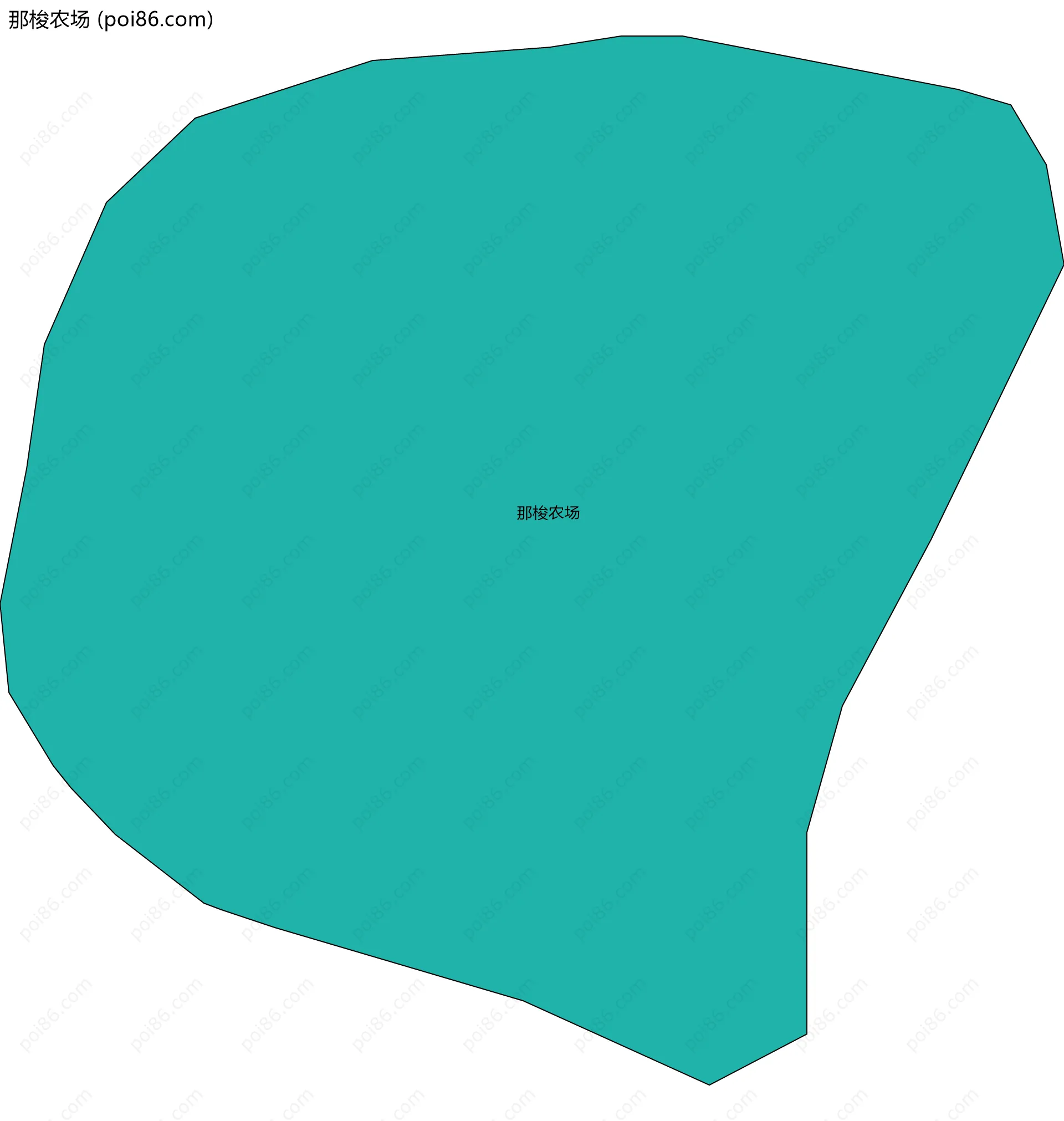 那梭农场边界地图