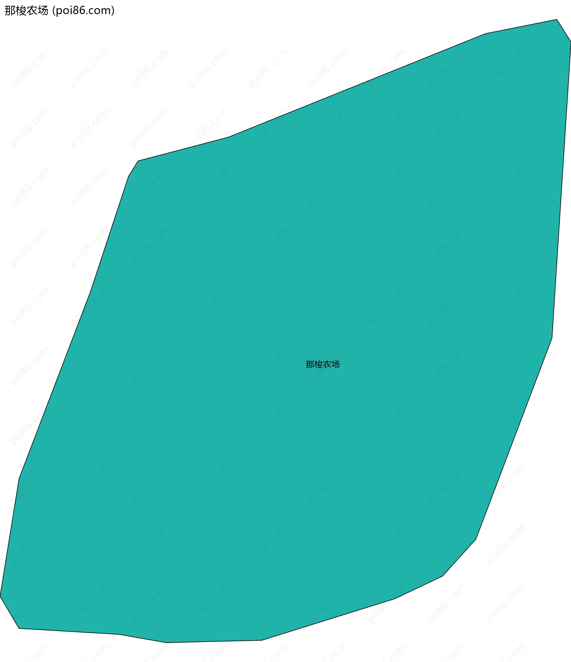 那梭农场边界地图