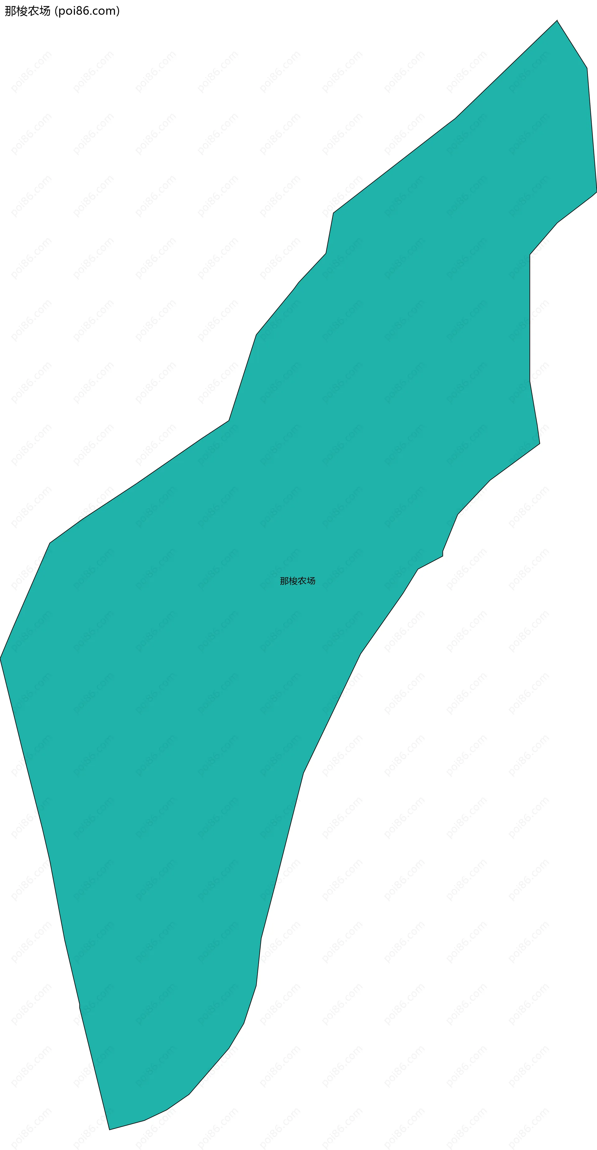 那梭农场边界地图