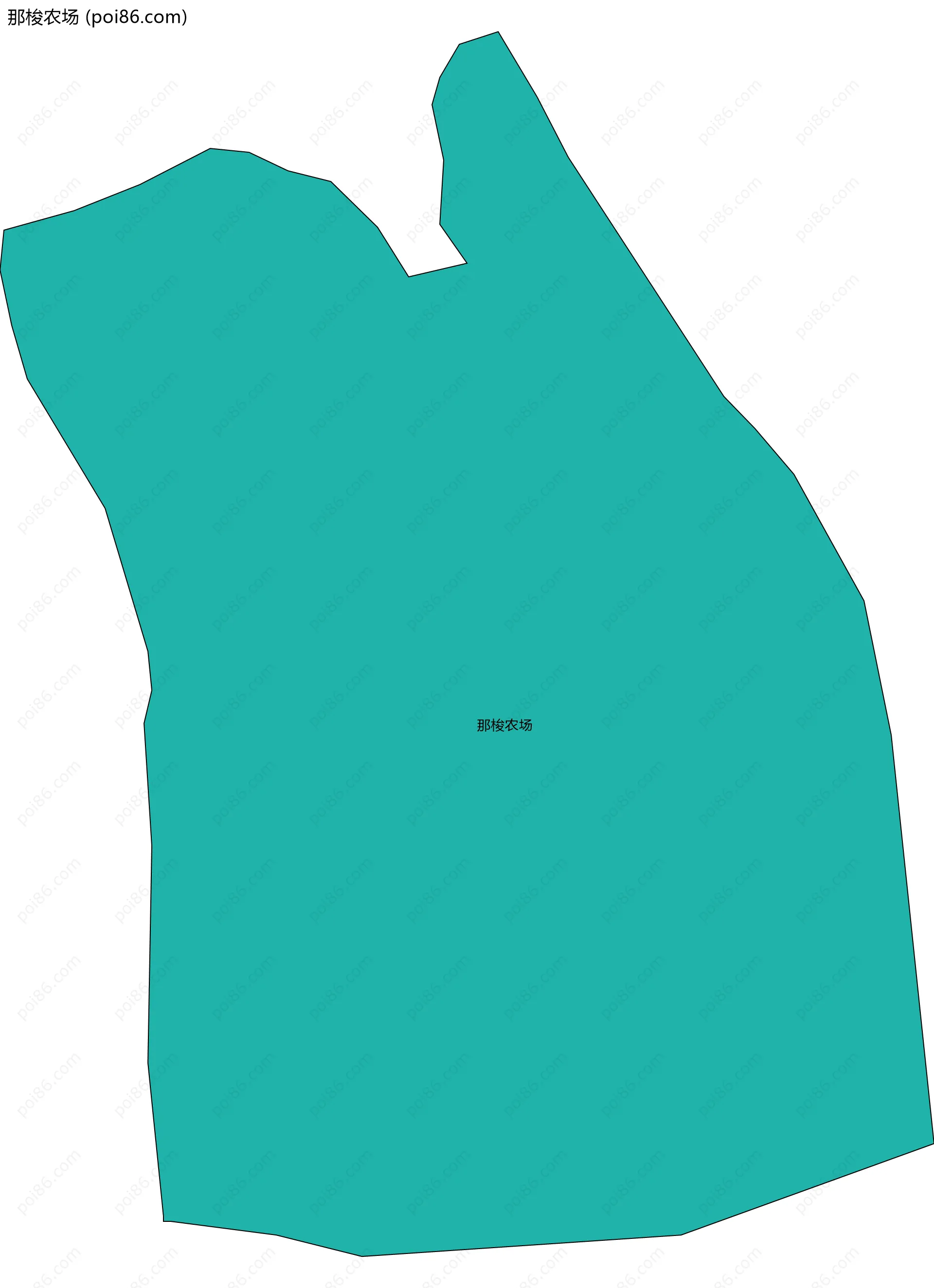 那梭农场边界地图