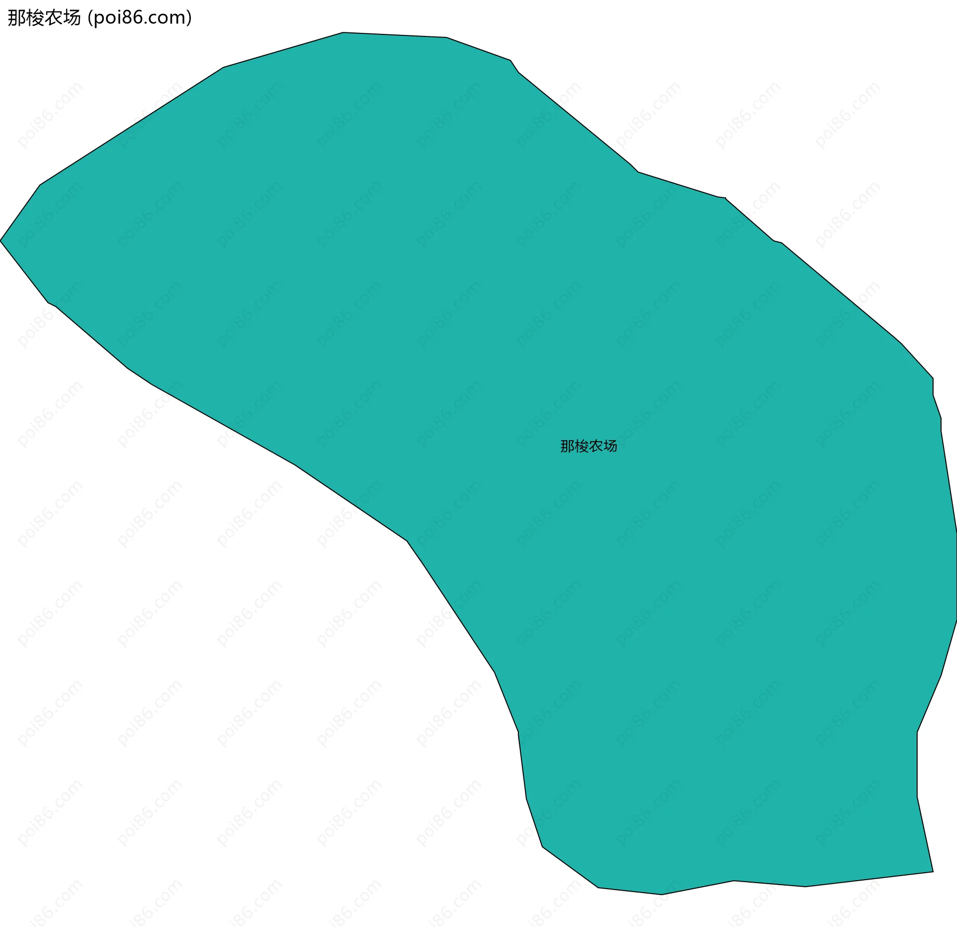 那梭农场边界地图