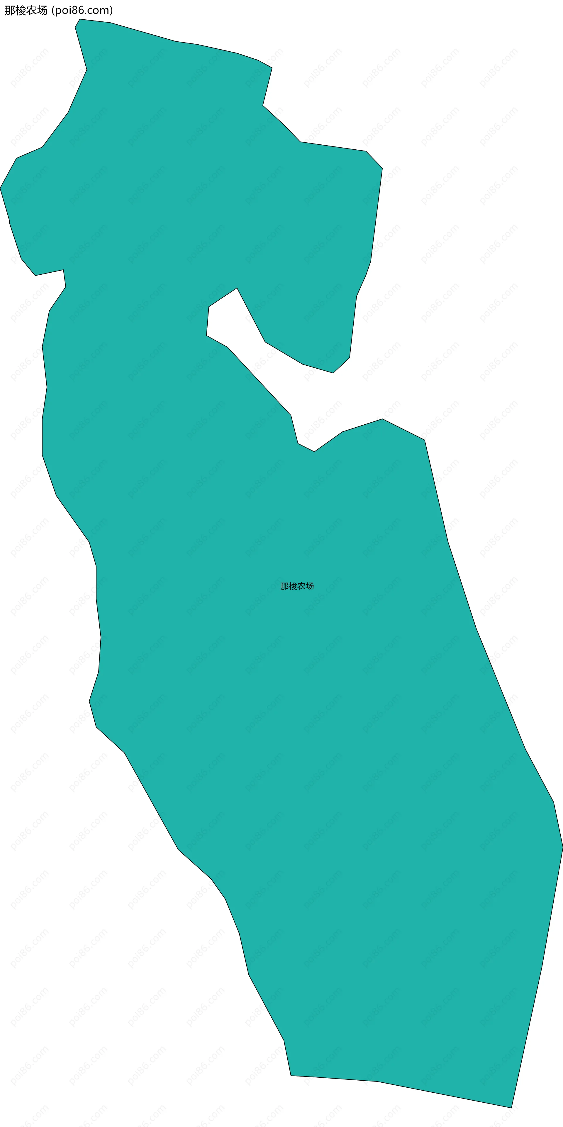 那梭农场边界地图