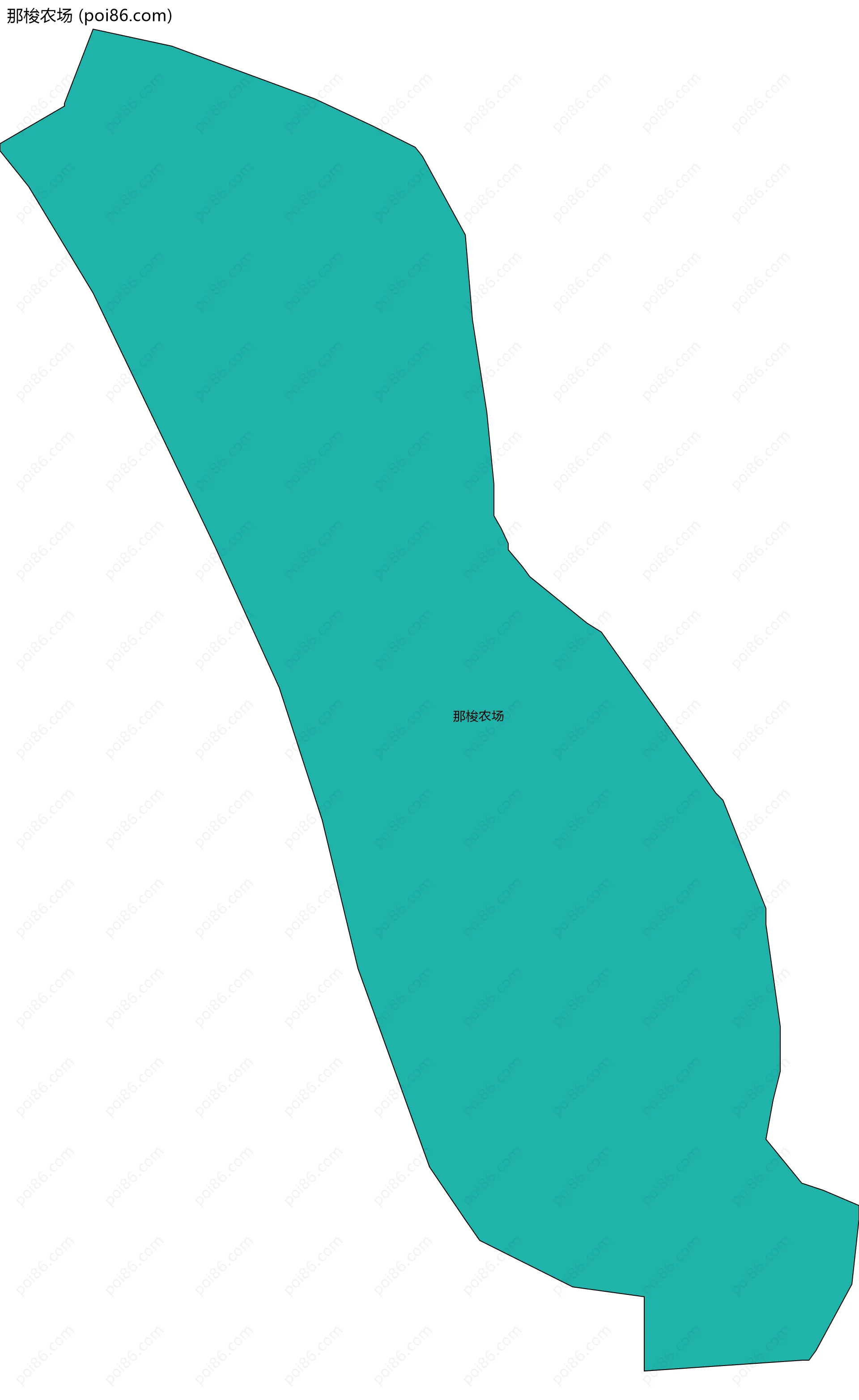那梭农场边界地图