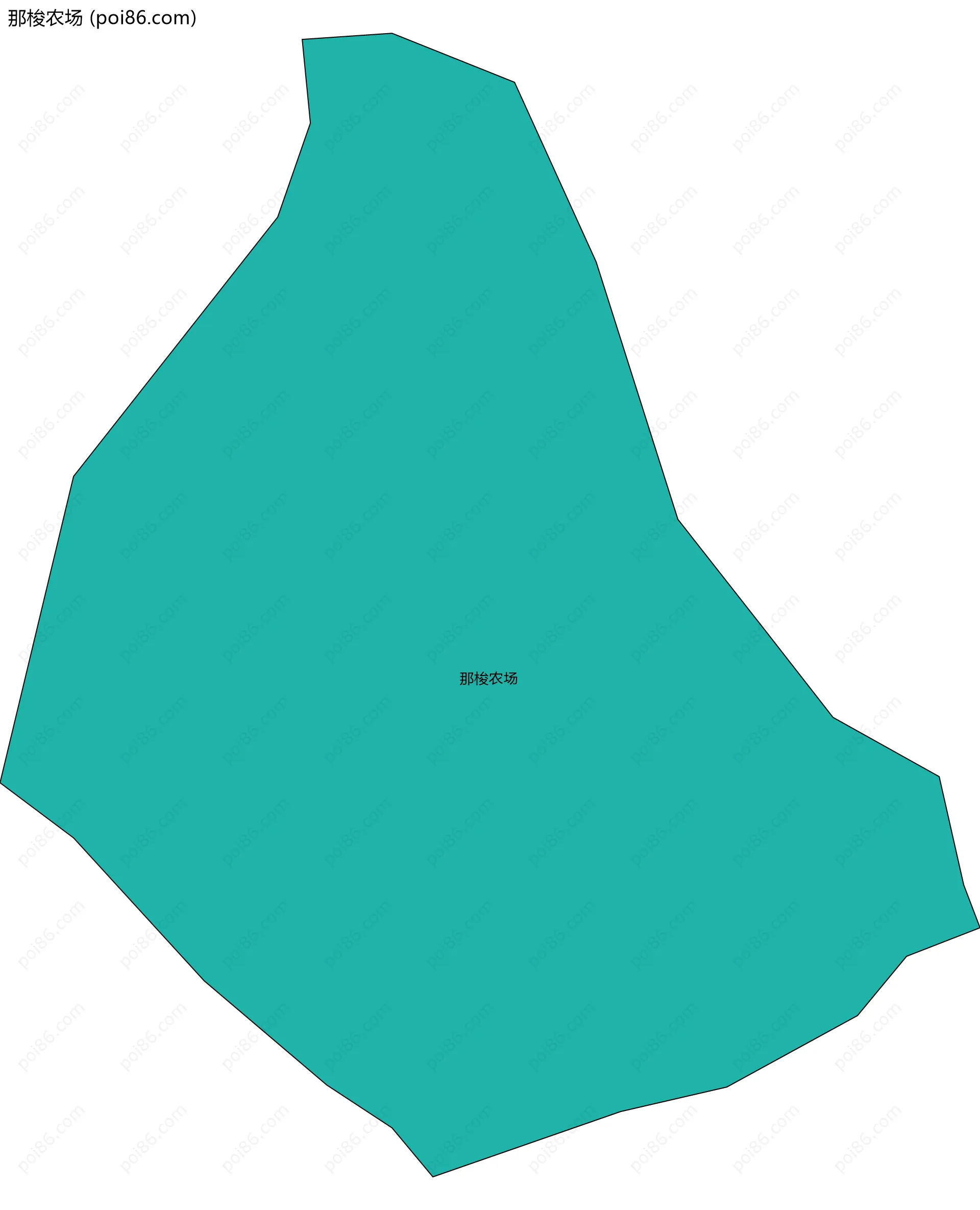 那梭农场边界地图