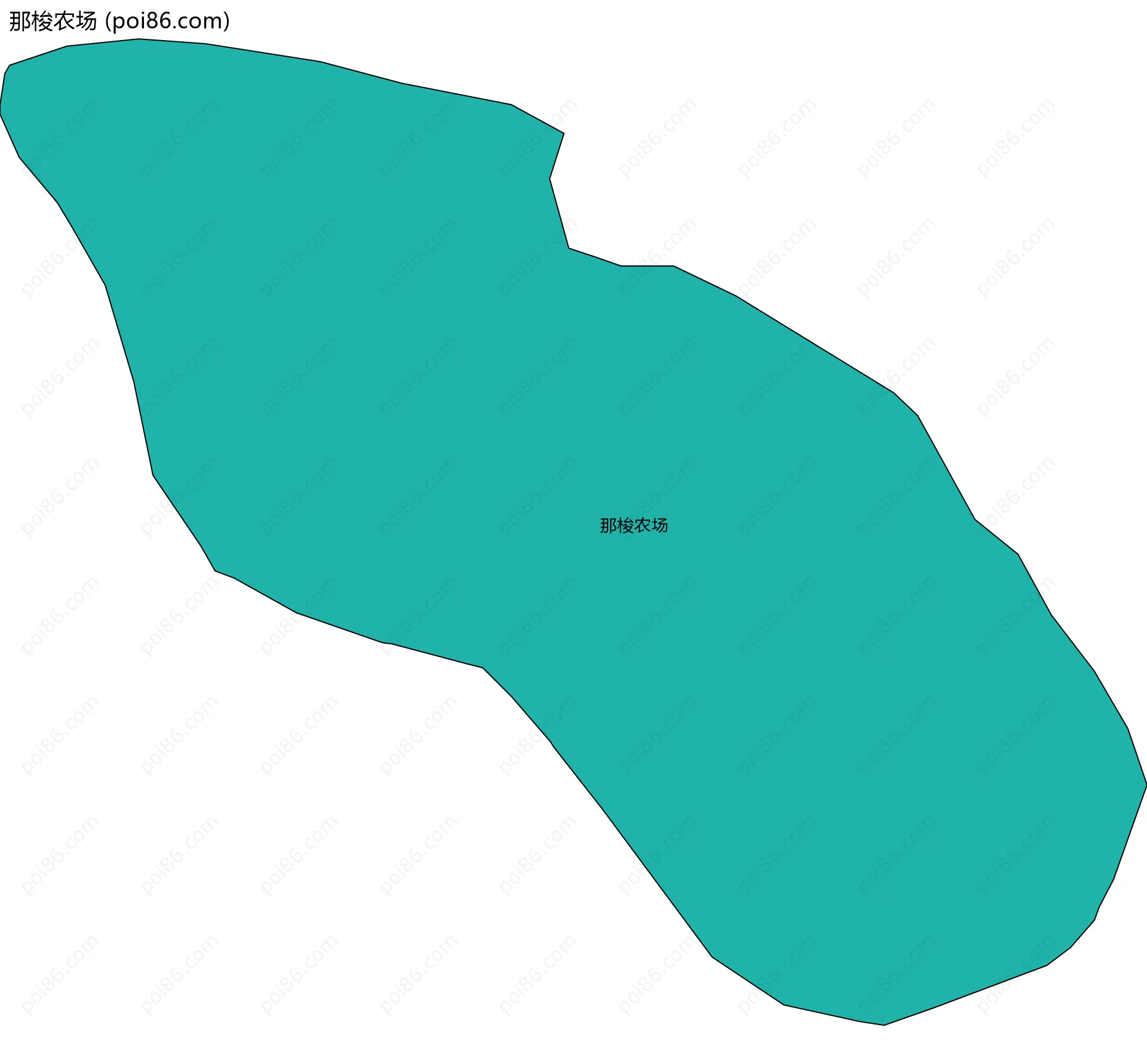 那梭农场边界地图