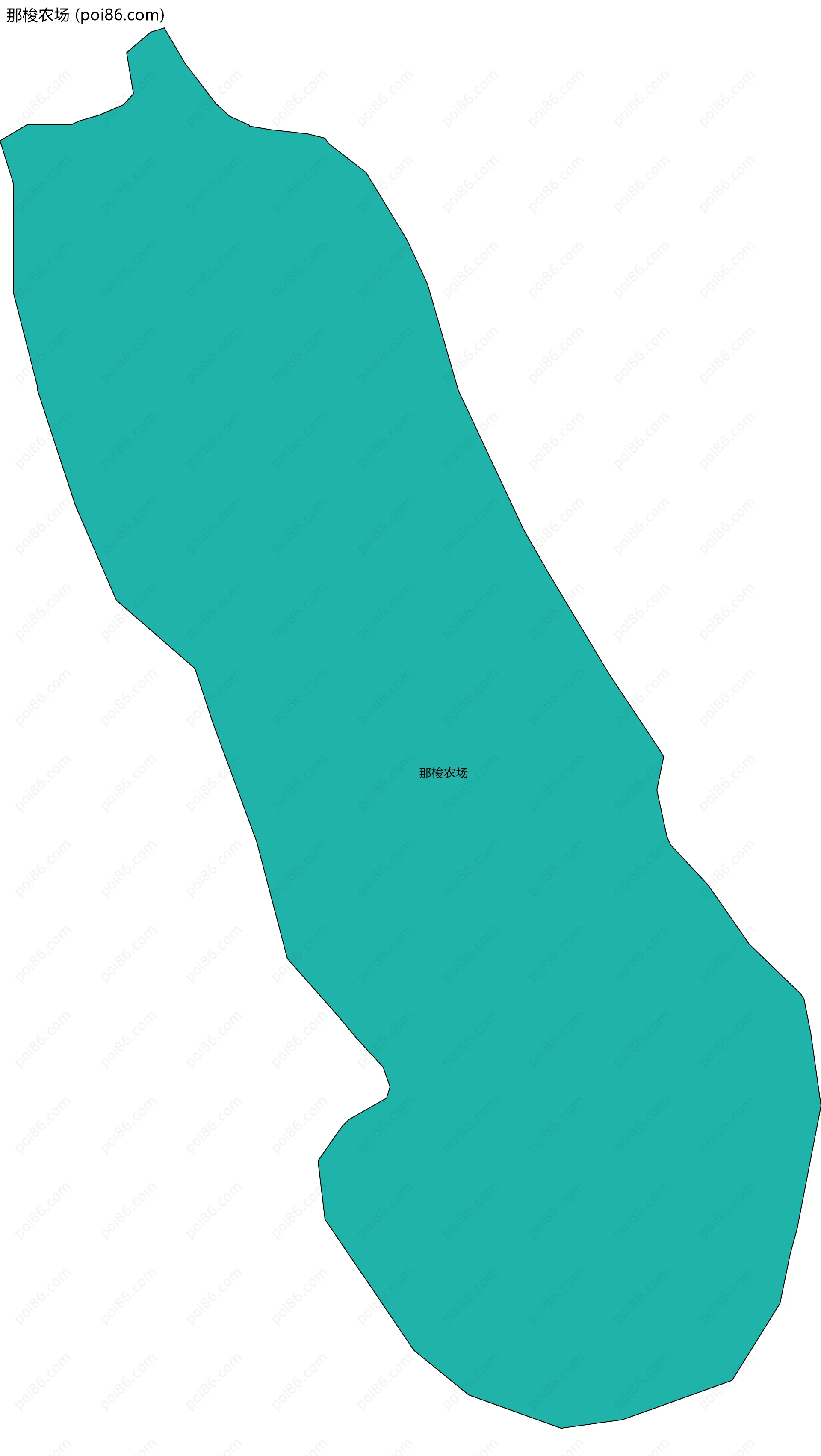 那梭农场边界地图