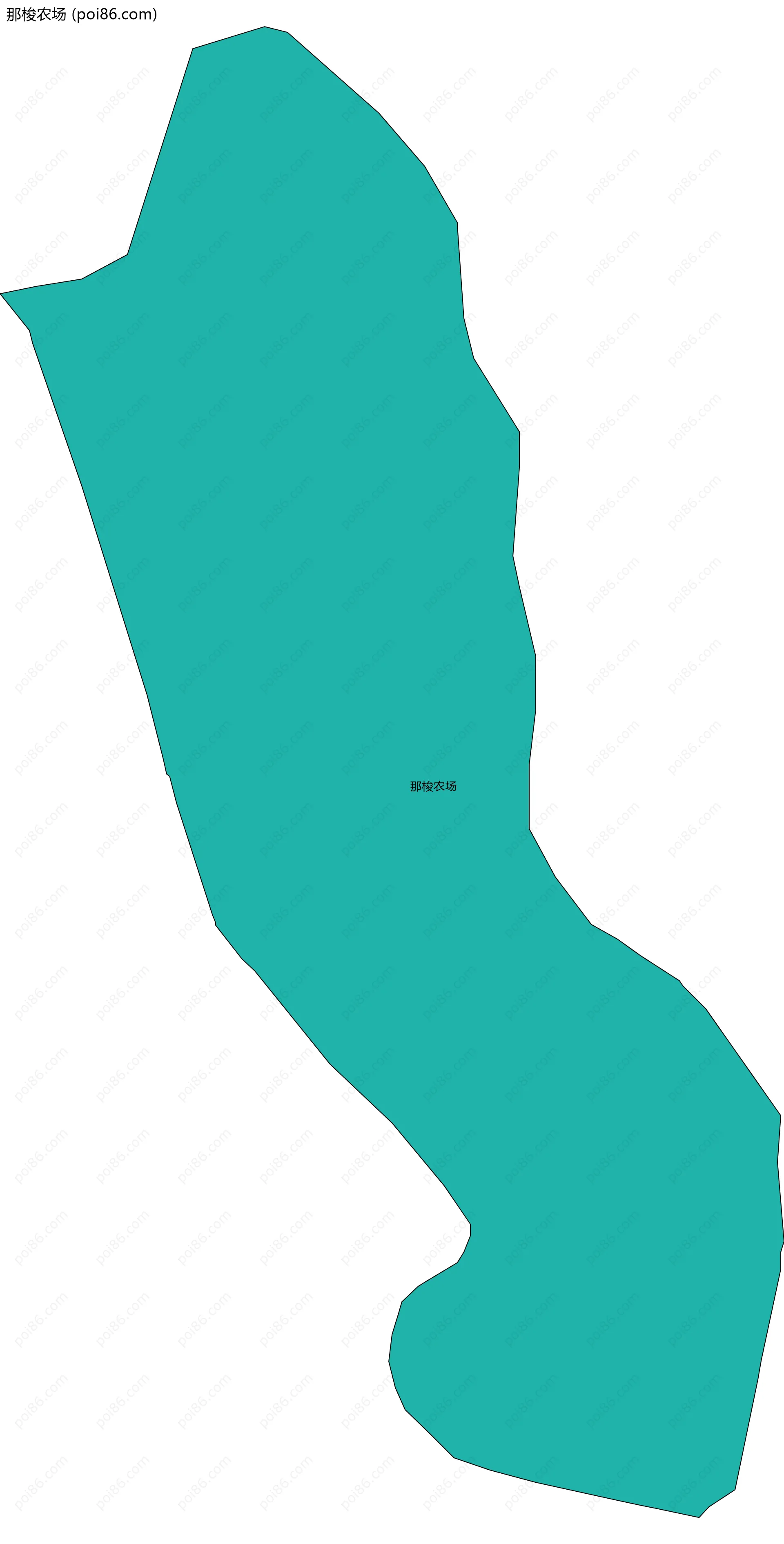 那梭农场边界地图