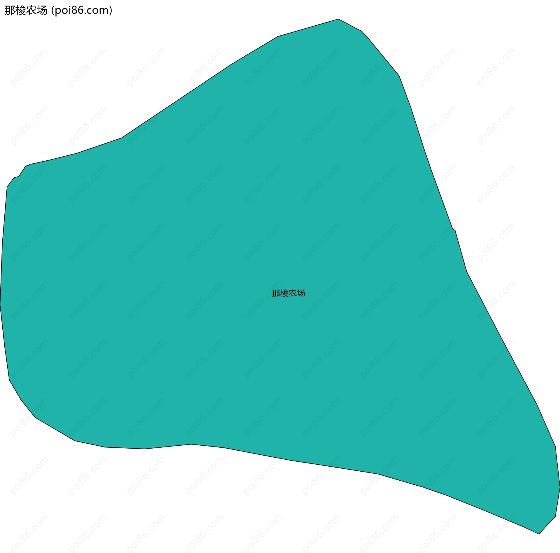 那梭农场边界地图