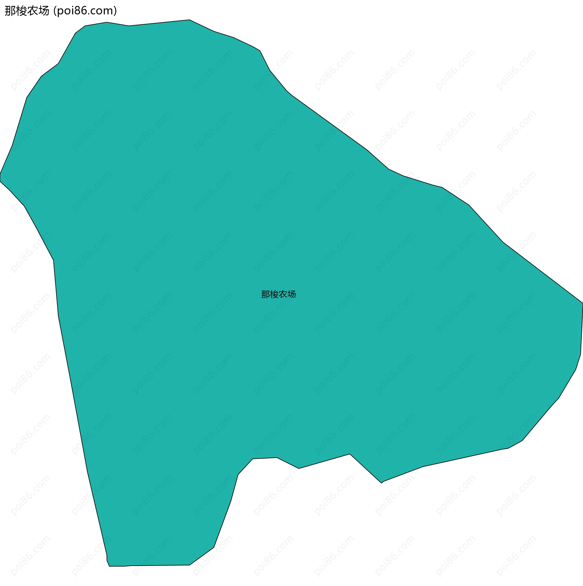 那梭农场边界地图