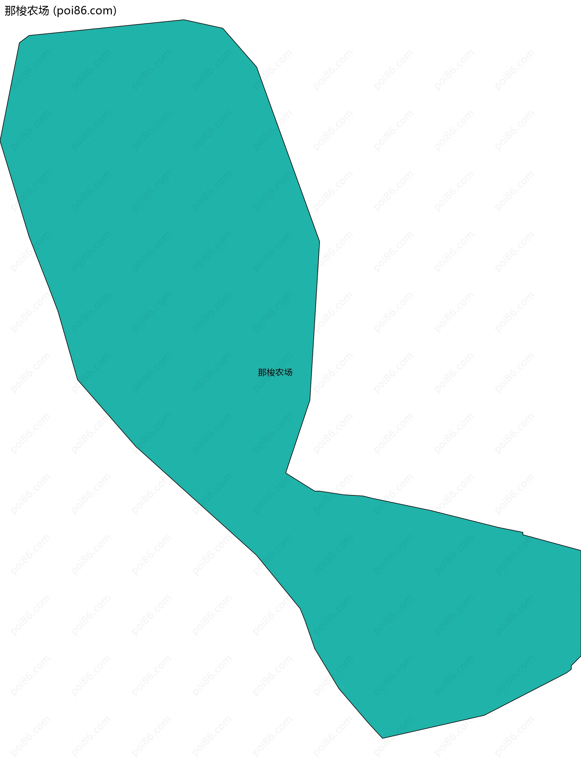 那梭农场边界地图