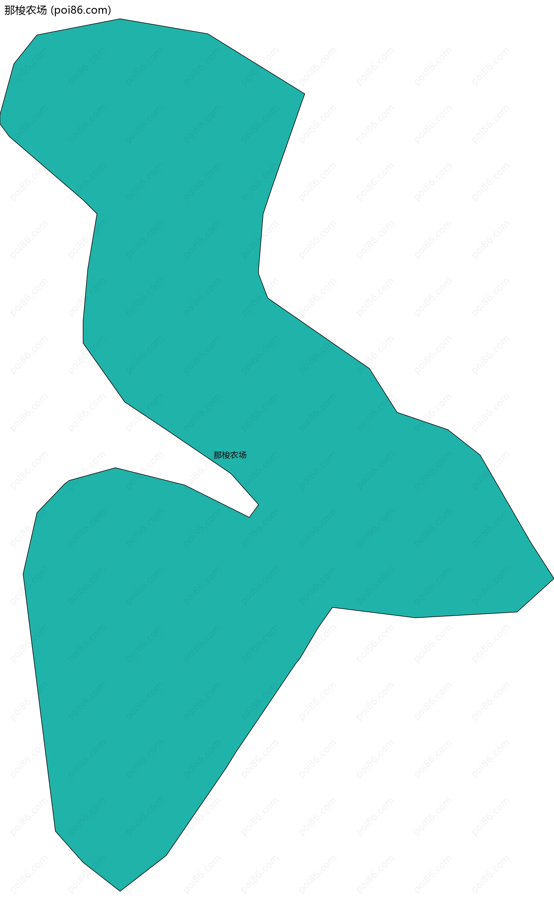 那梭农场边界地图