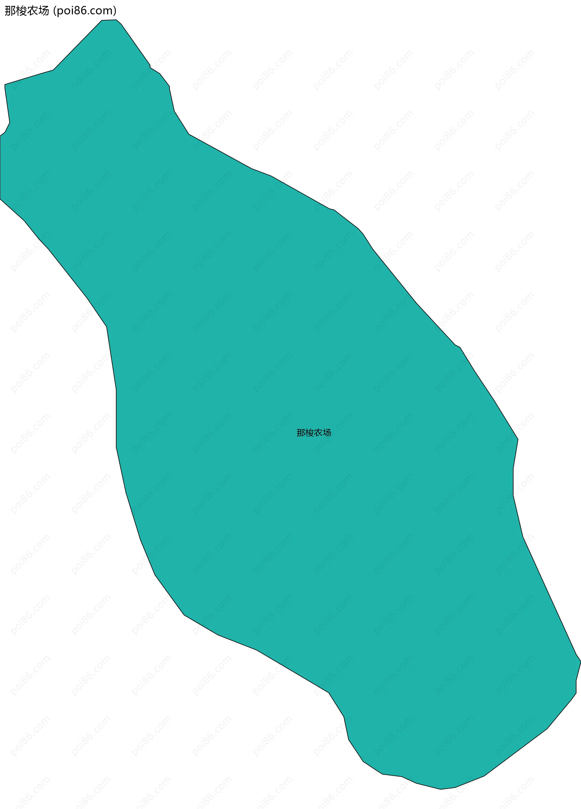 那梭农场边界地图