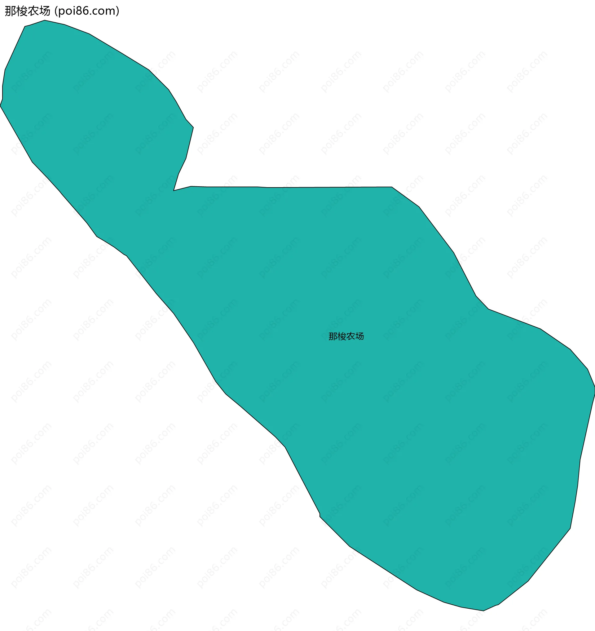 那梭农场边界地图