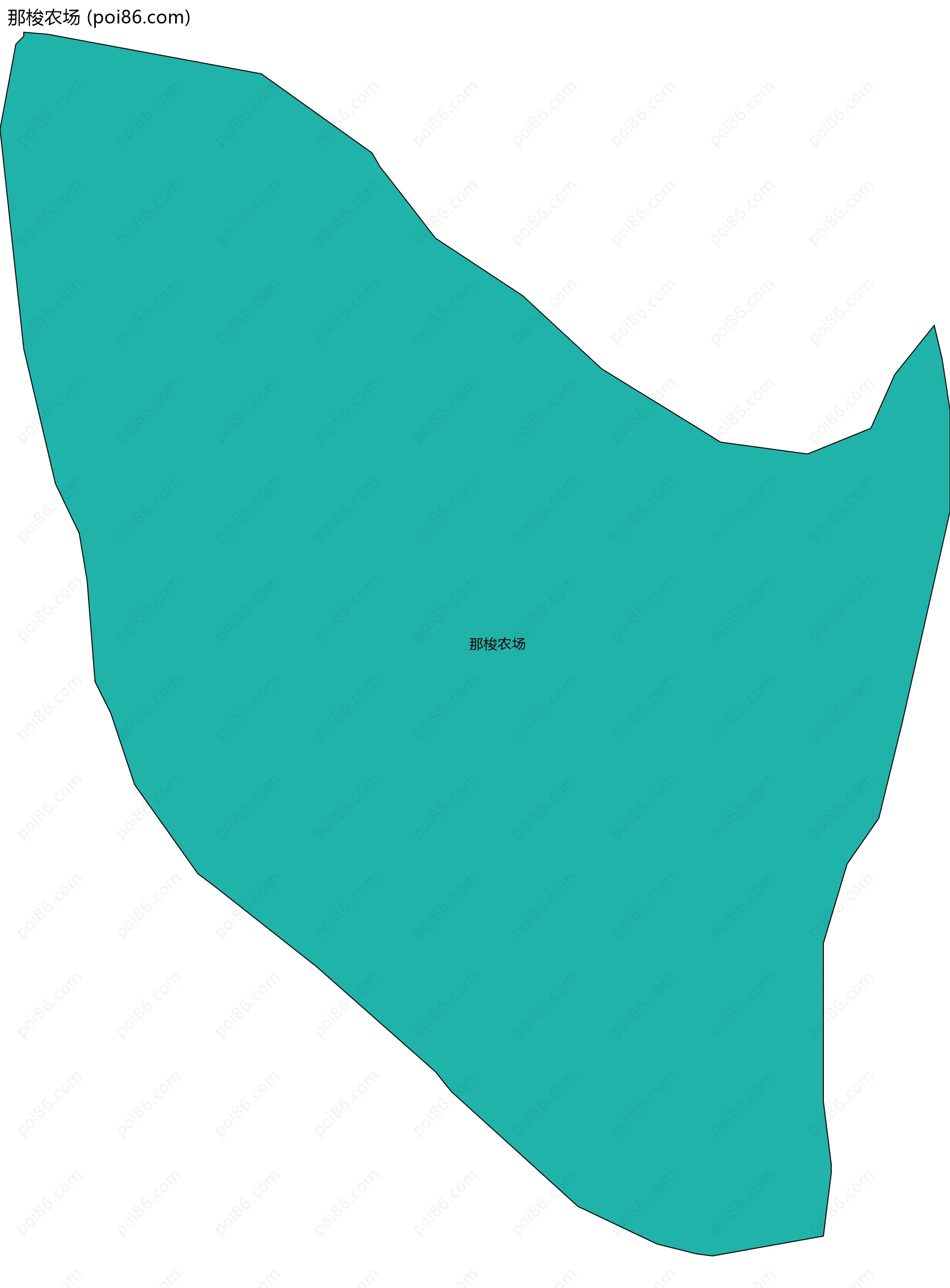 那梭农场边界地图