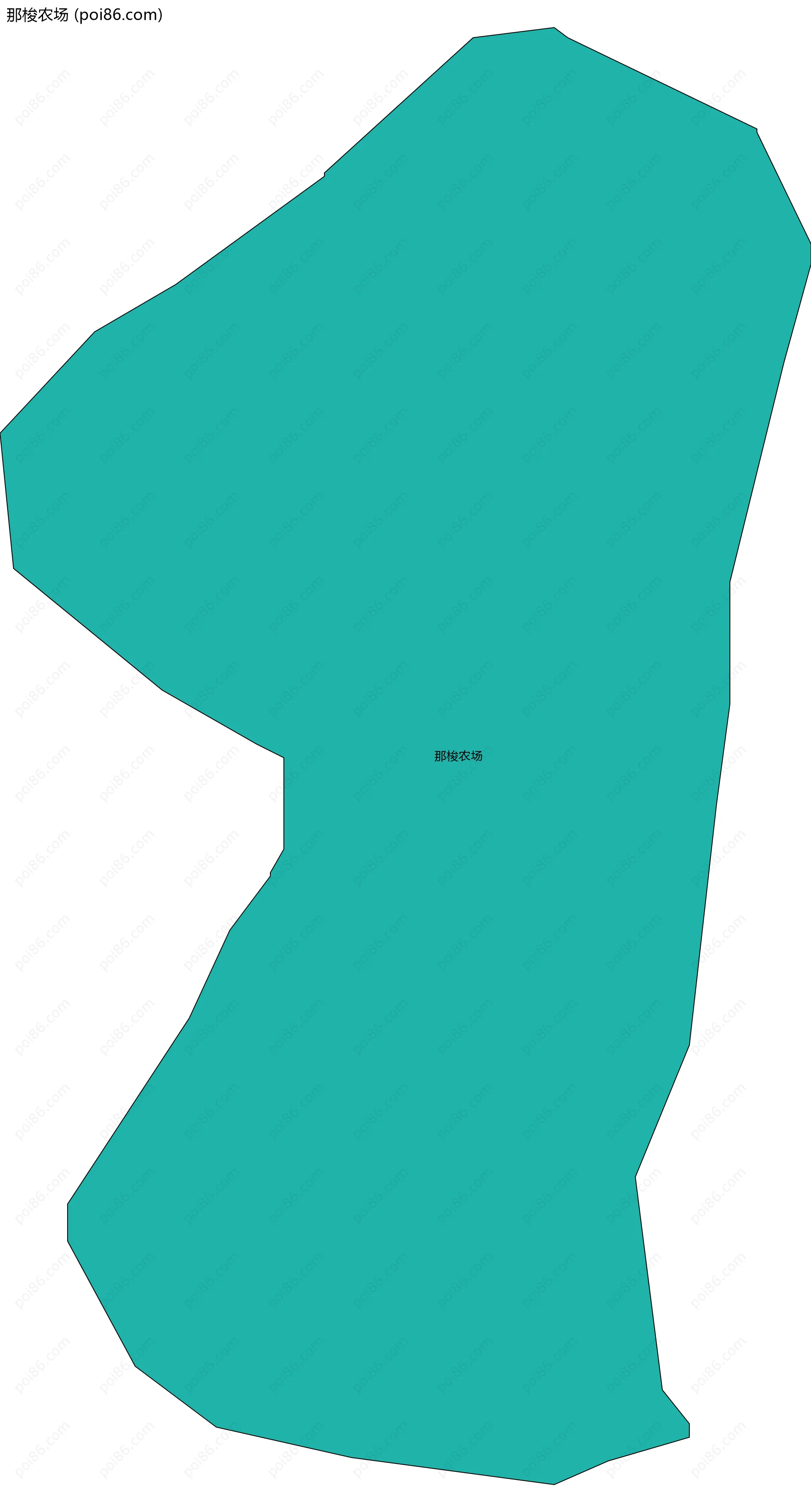 那梭农场边界地图