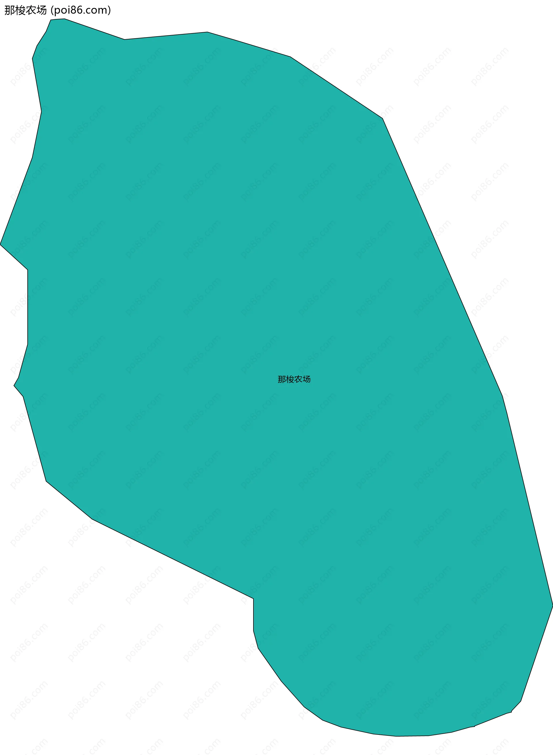 那梭农场边界地图